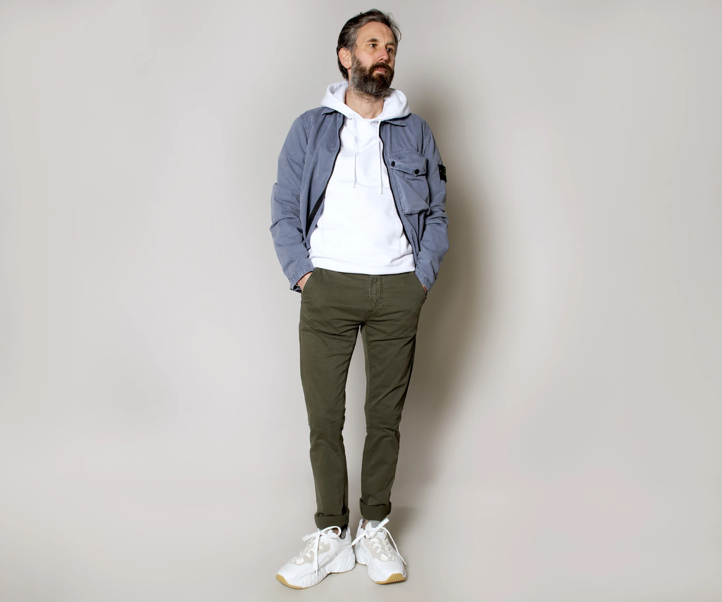 Nudie Slim Adam Chino Bunker Green - Image 5