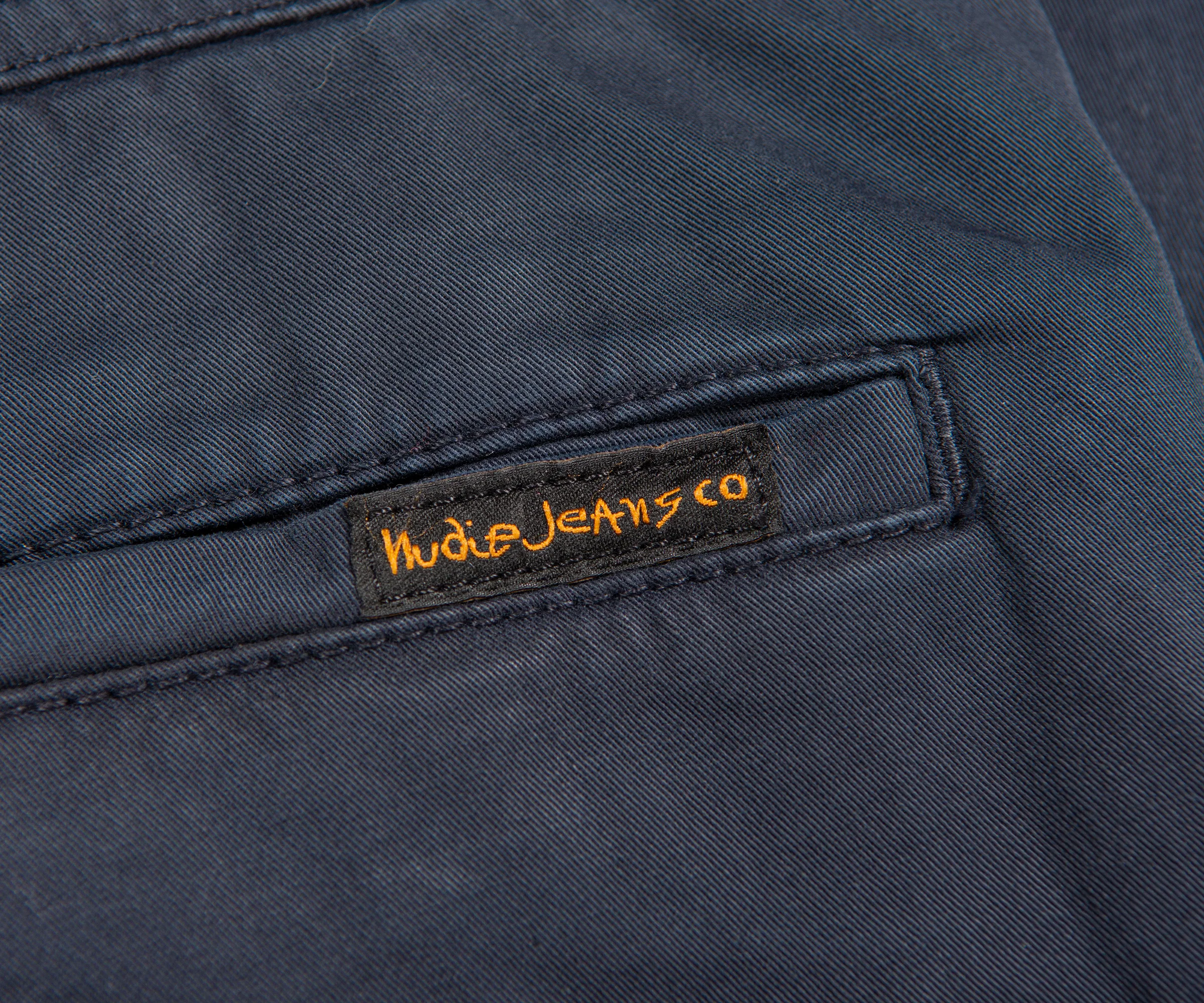 Nudie Slim Adam Chino Dark Midnight - Image 4