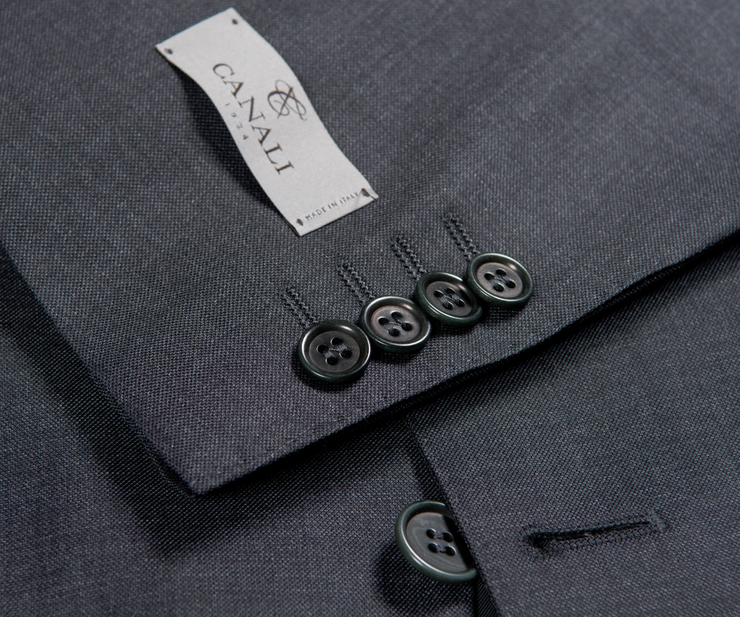 Canali Milano Fit Suit Charcoal - Image 4
