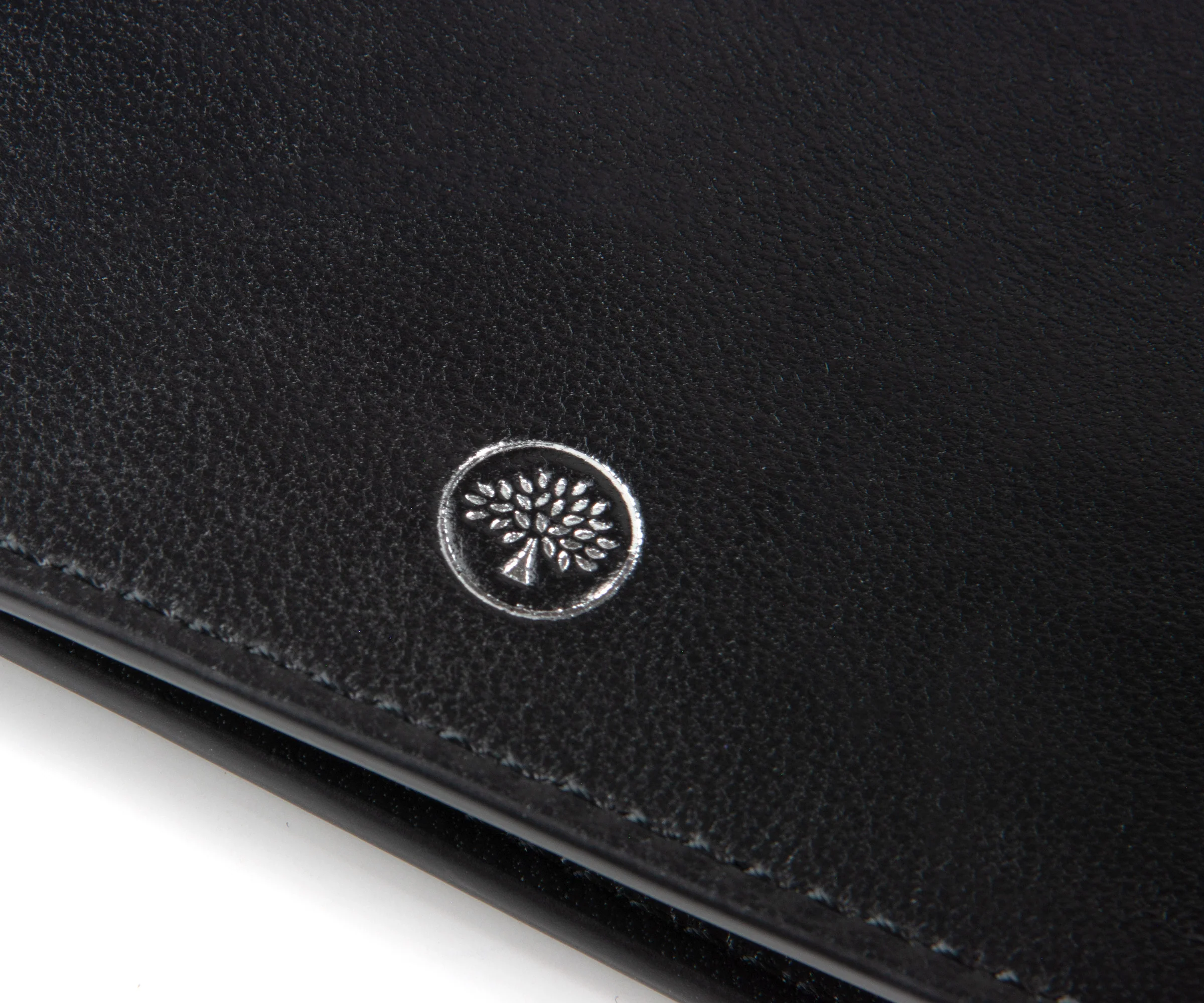 Mulberry Coin Grained Leather 8 Card Wallet Black - Image 3