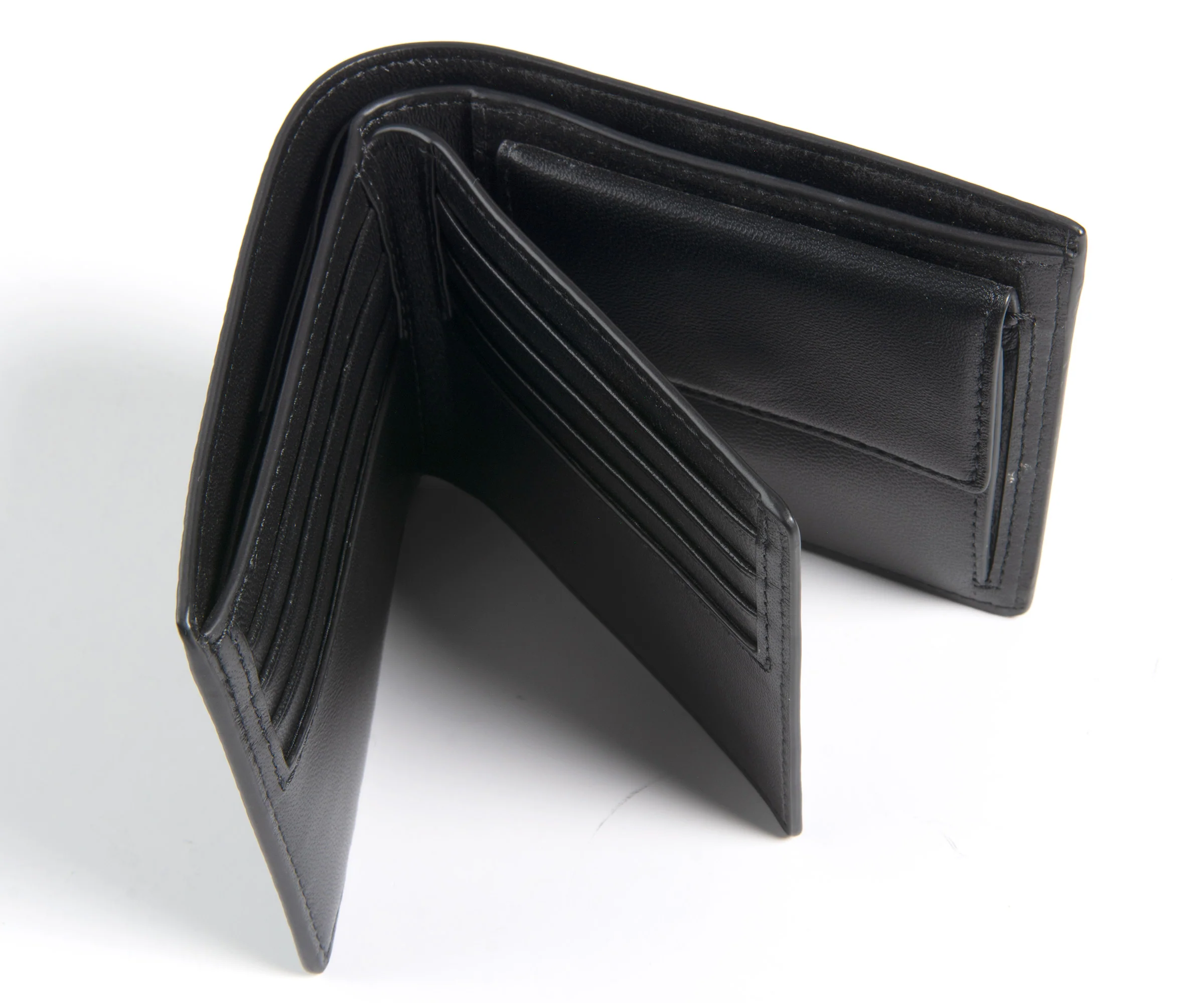 Mulberry Coin Grained Leather 8 Card Wallet Black - Image 5
