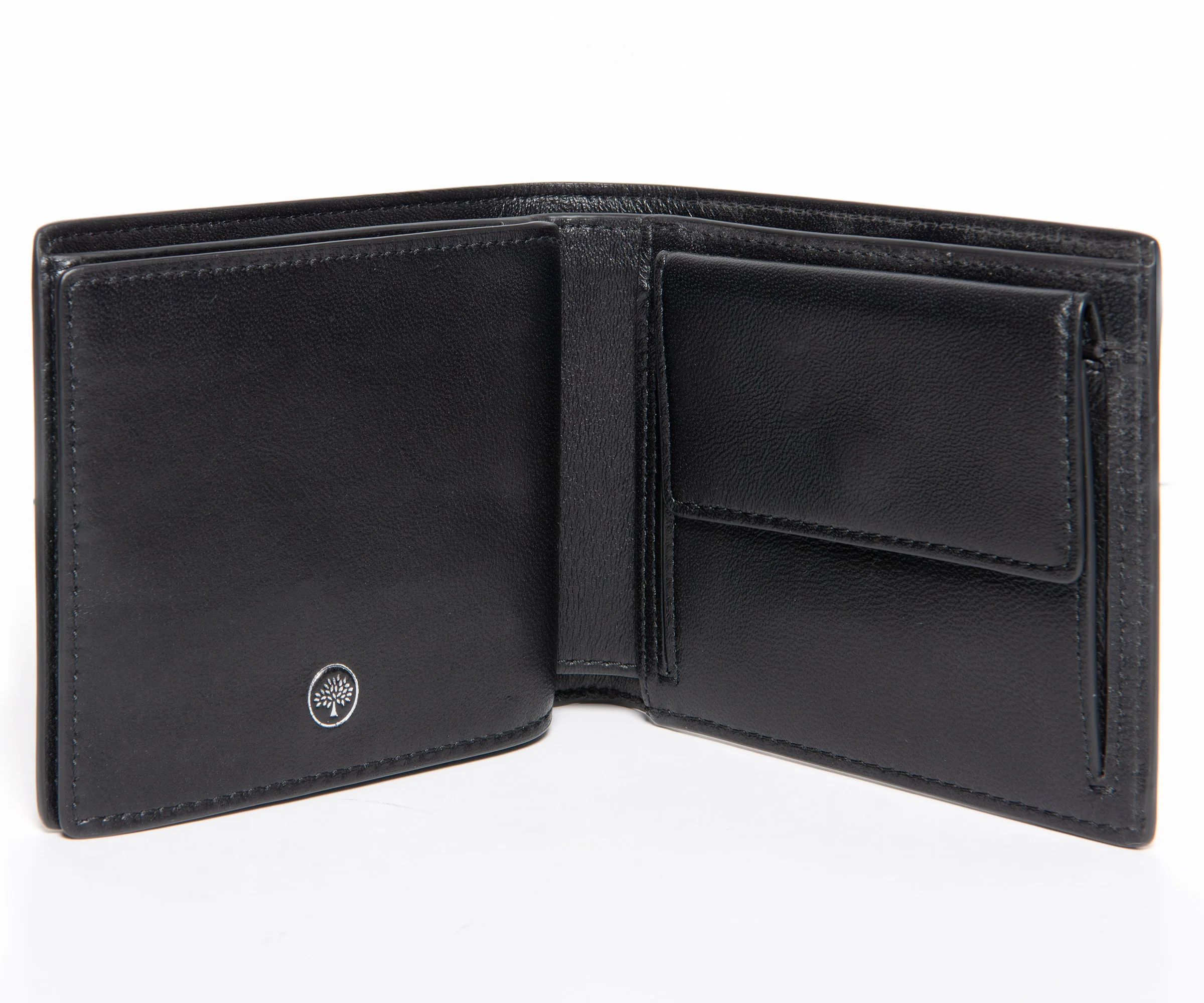 Mulberry Coin Grained Leather 8 Card Wallet Black - Image 6
