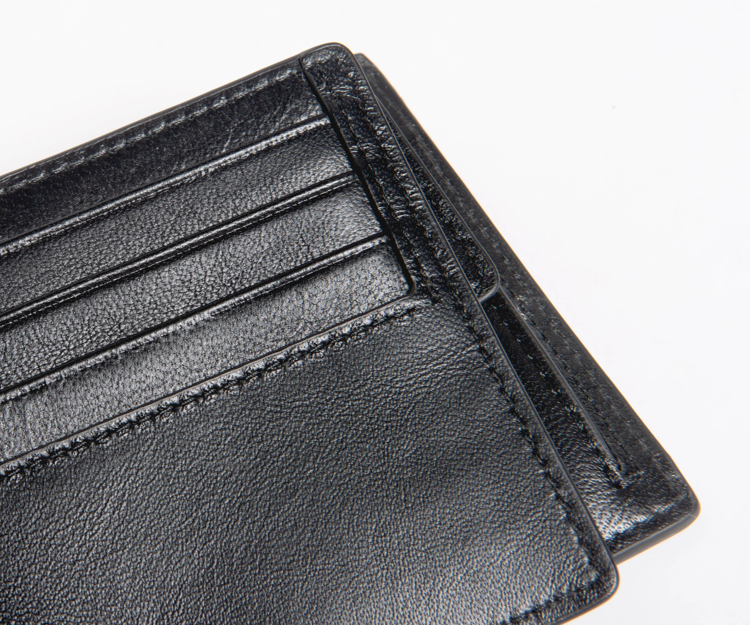 Mulberry Coin Grained Leather 8 Card Wallet Black - Image 7