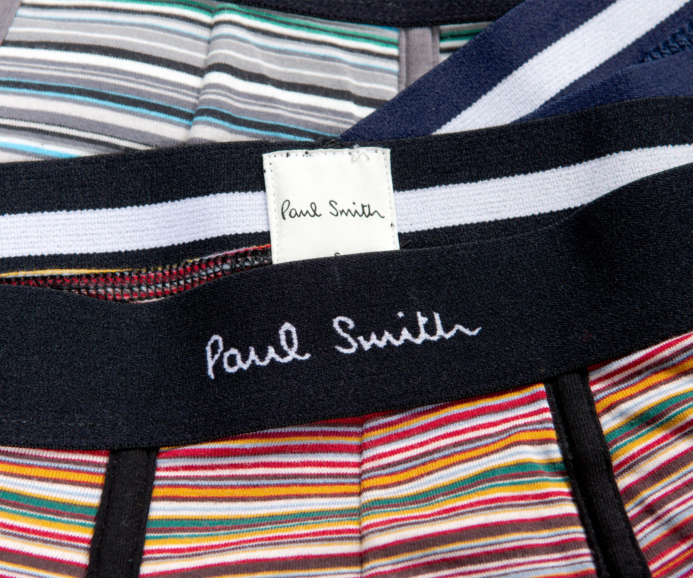 Paul Smith 5 Pack Stripe Boxer Pack Navy/Multi - Image 4