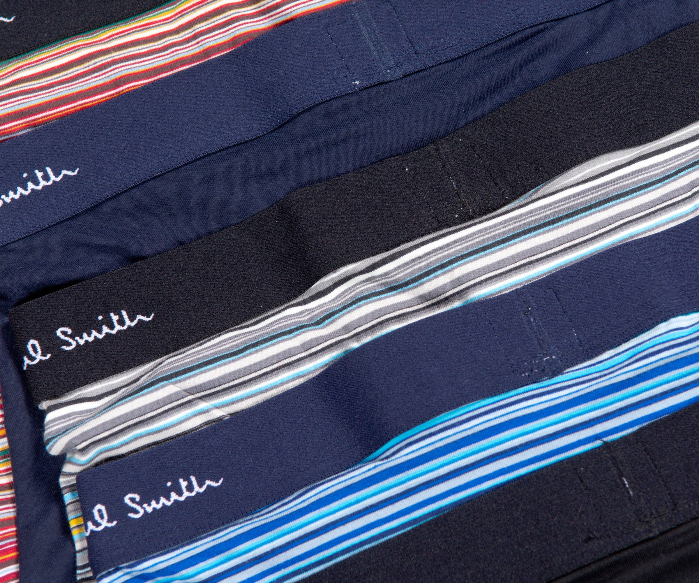 Paul Smith 5 Pack Stripe Boxer Pack Navy/Multi - Image 6