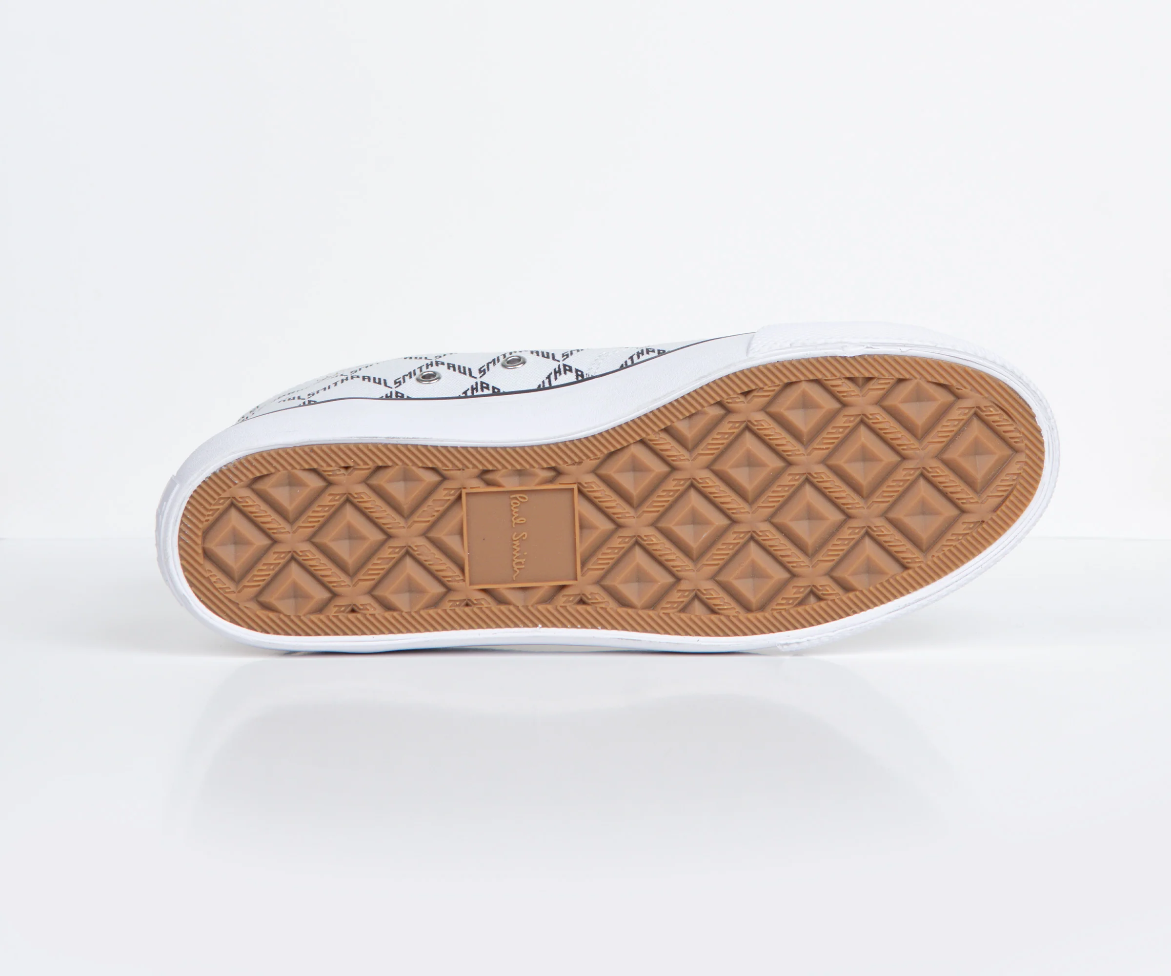 Paul Smith PS Carver High Top Geo Printed Trainer White - Image 6