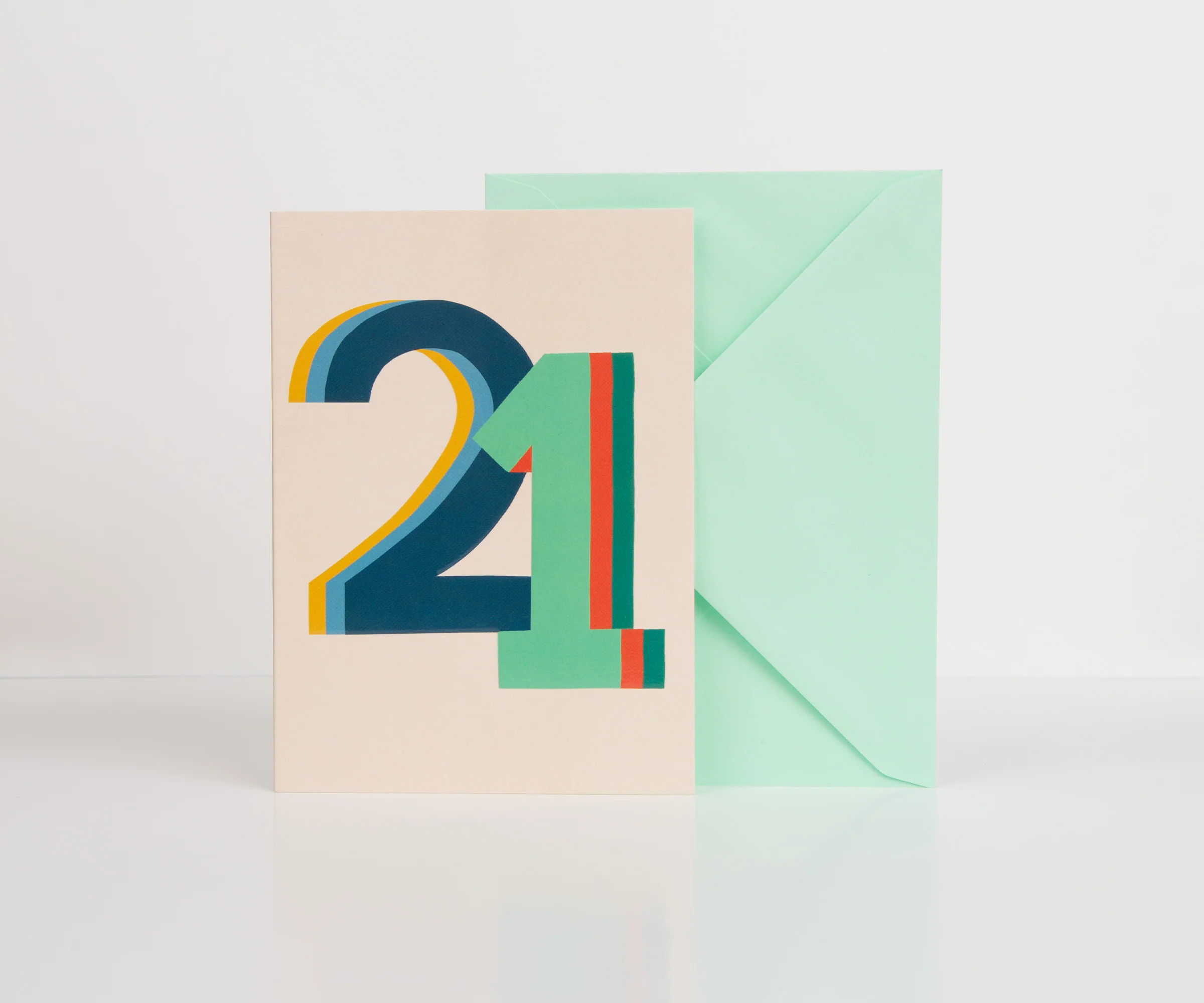 Raspberry Blossom '21' Colourful Birthday Card - Image 2