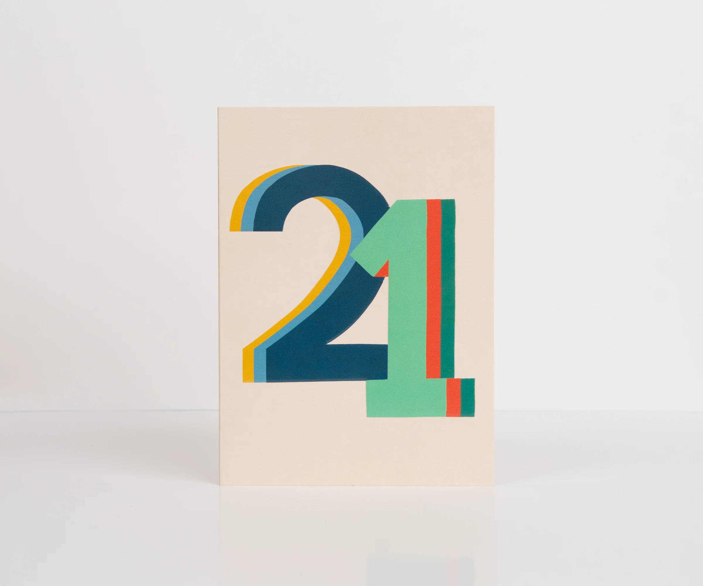 Raspberry Blossom '21' Colourful Birthday Card - Image 4