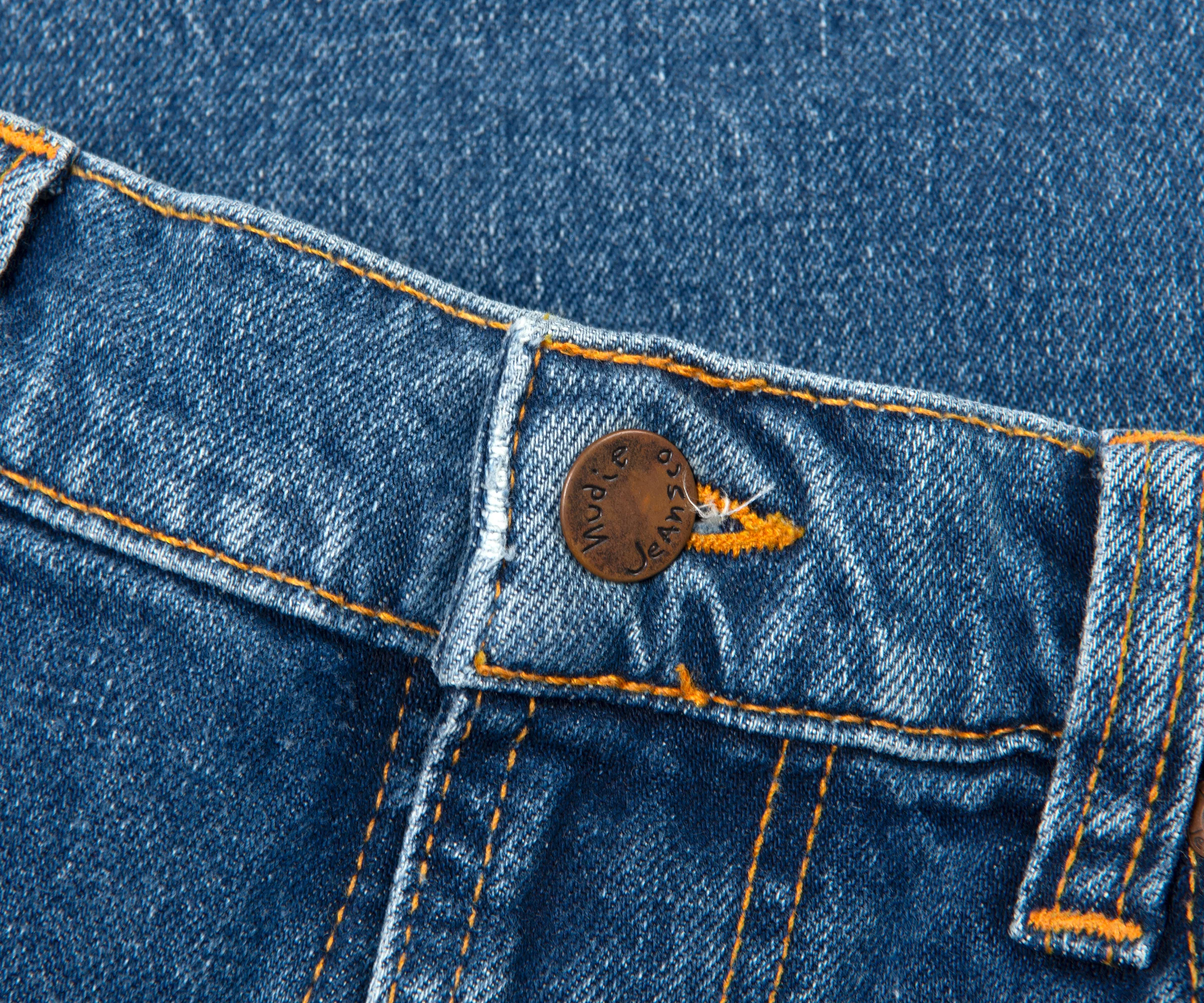 Nudie Lean Dean Indigo Exile Washed Blue - Image 2