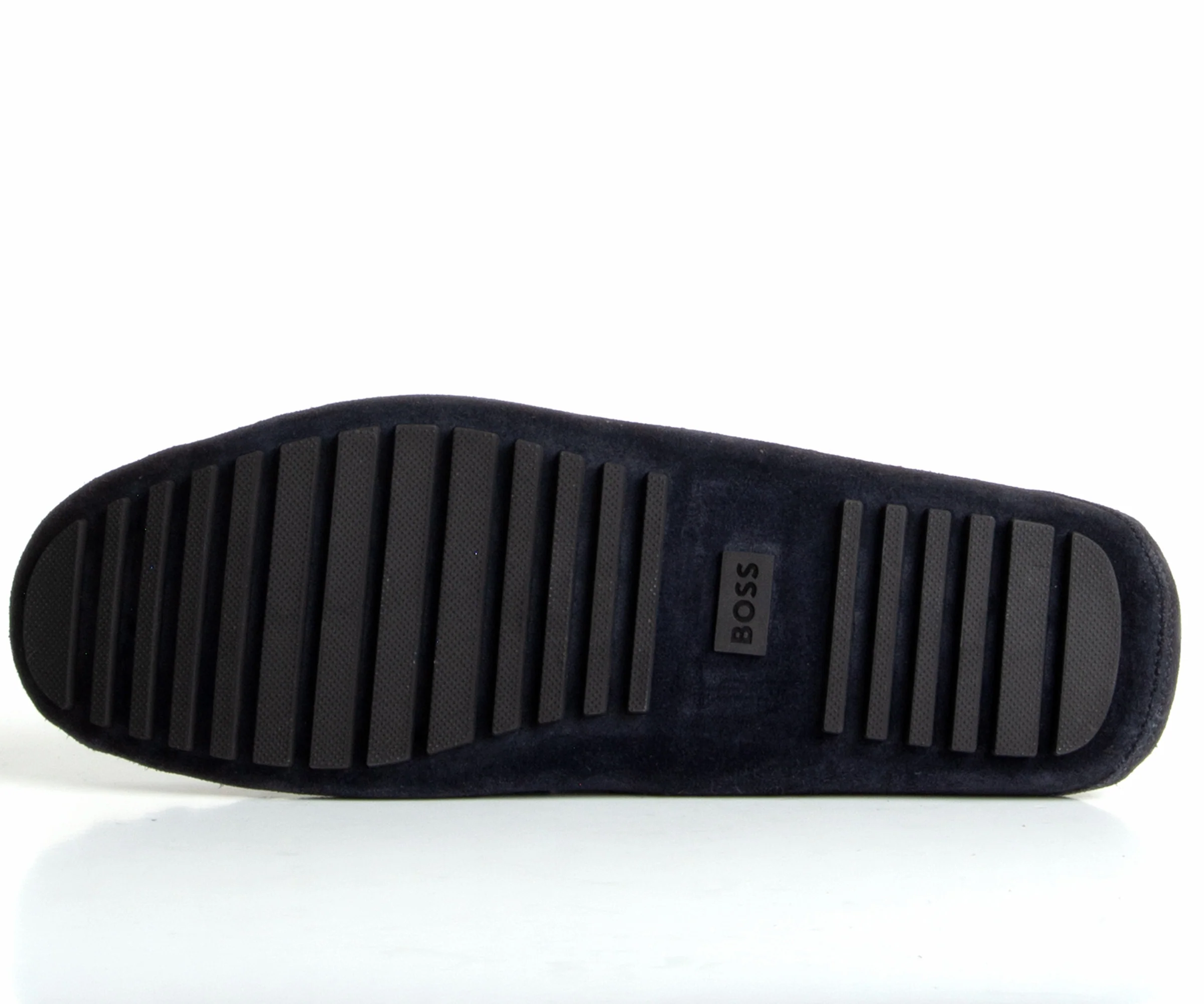 HUGO BOSS Driver Moccasins Leather Dark Blue - Image 2