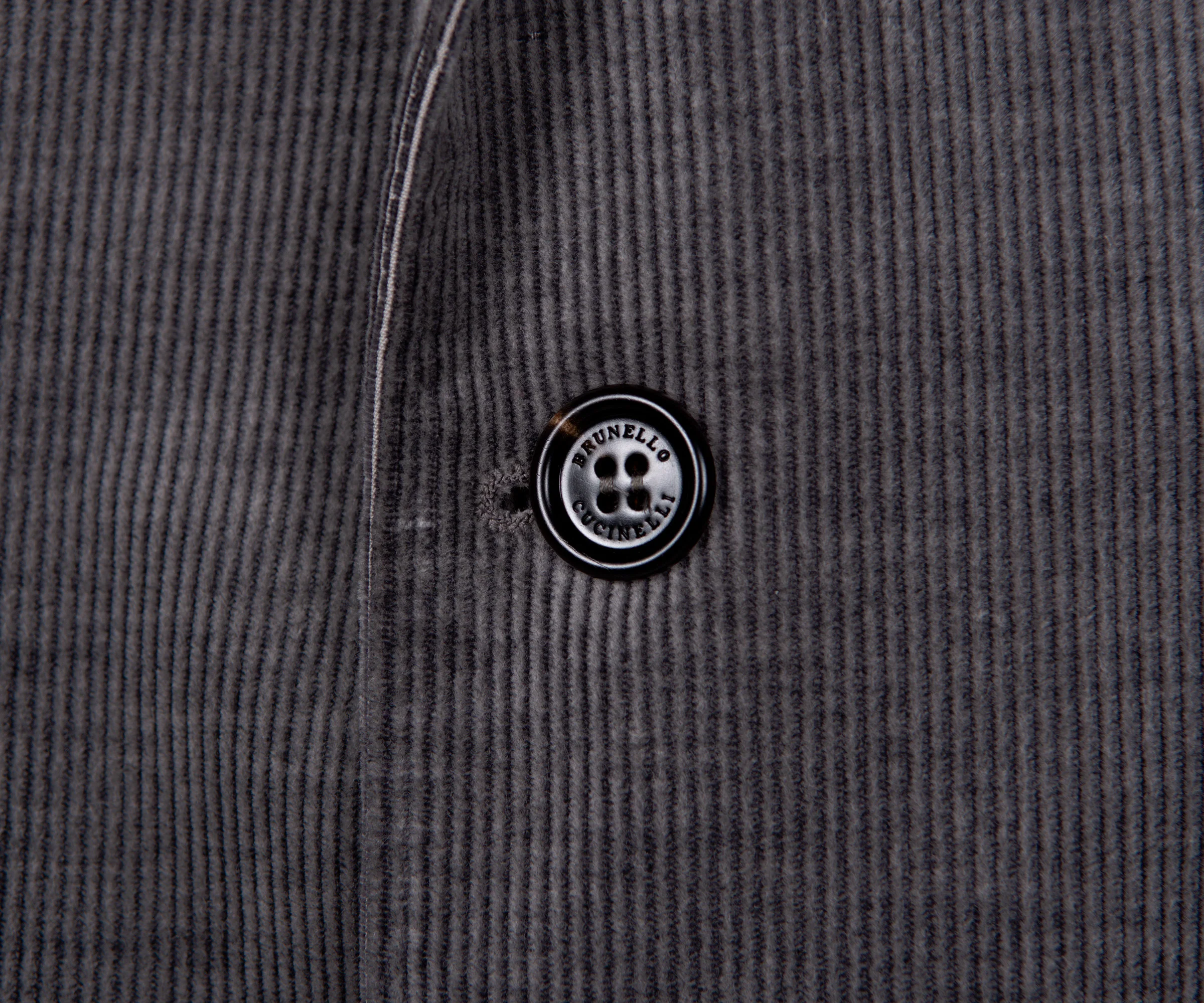 BRUNELLO CUCINELLI Cashmere Corduroy Suit Grey - Image 3