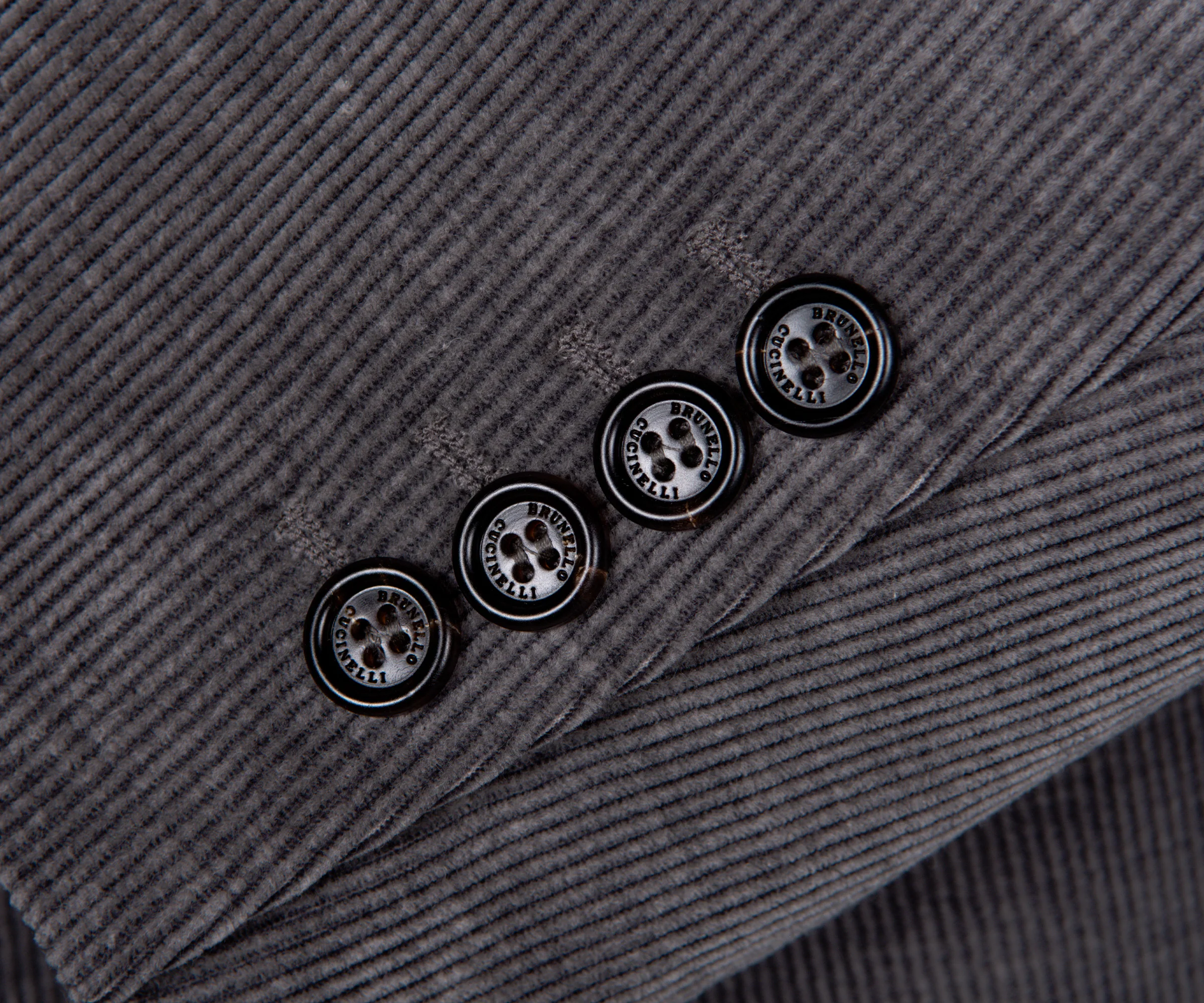 BRUNELLO CUCINELLI Cashmere Corduroy Suit Grey - Image 5