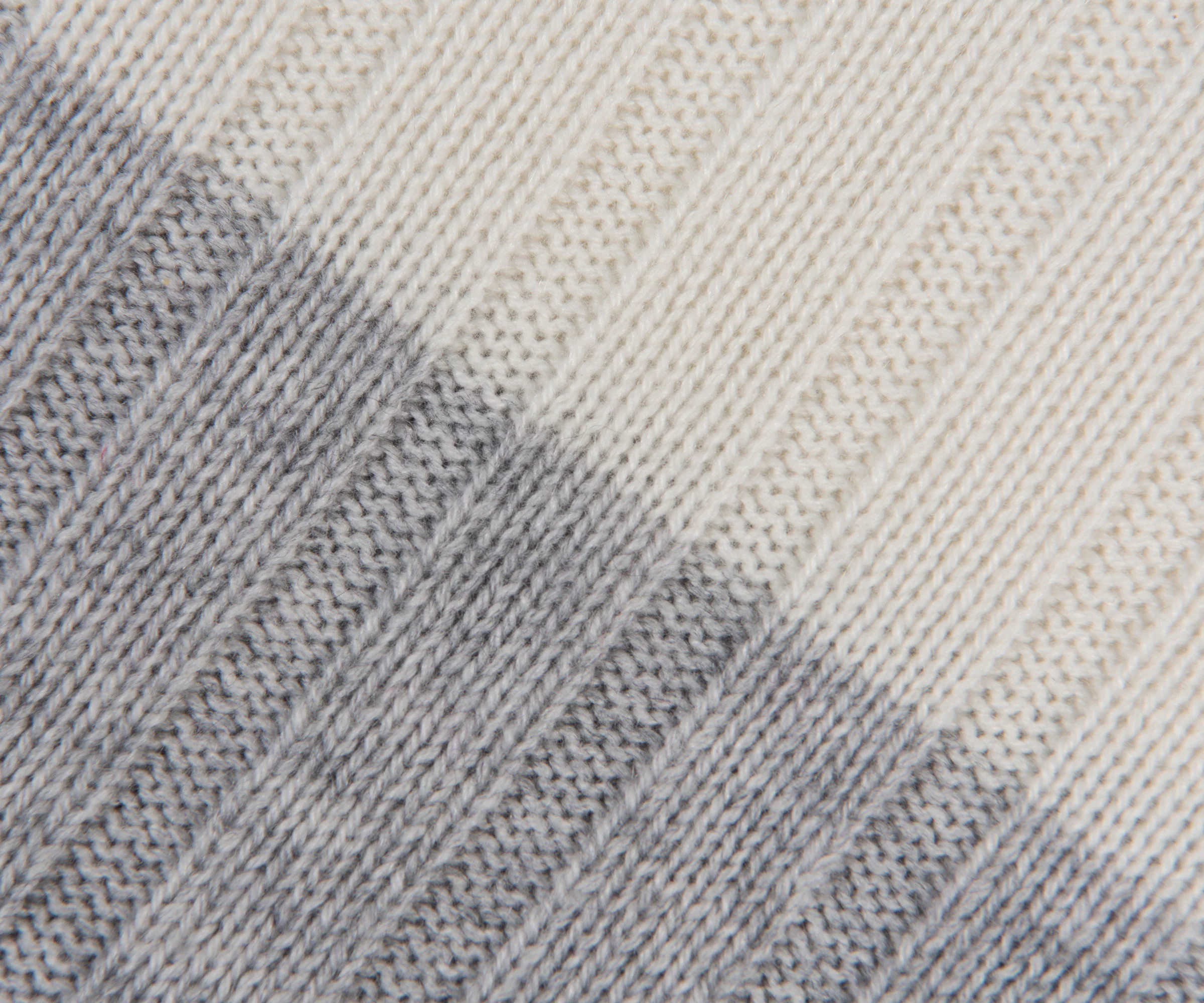 BRUNELLO CUCINELLI 'Panelled' Cashmere Crewneck Knit Cream/White - Image 3