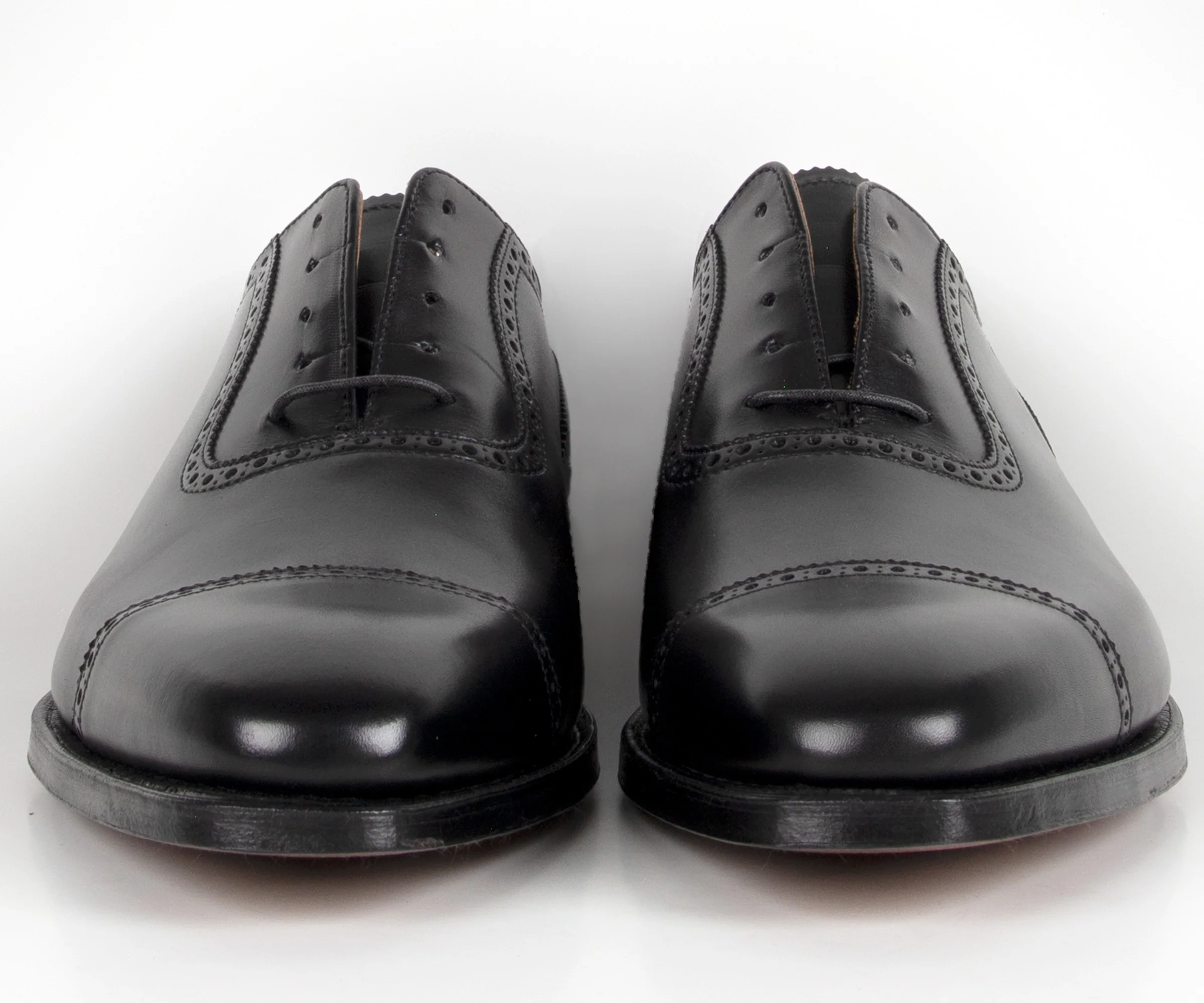 Crockett & Jones Westbourne Punched Toe cap Shoe Black - Image 3