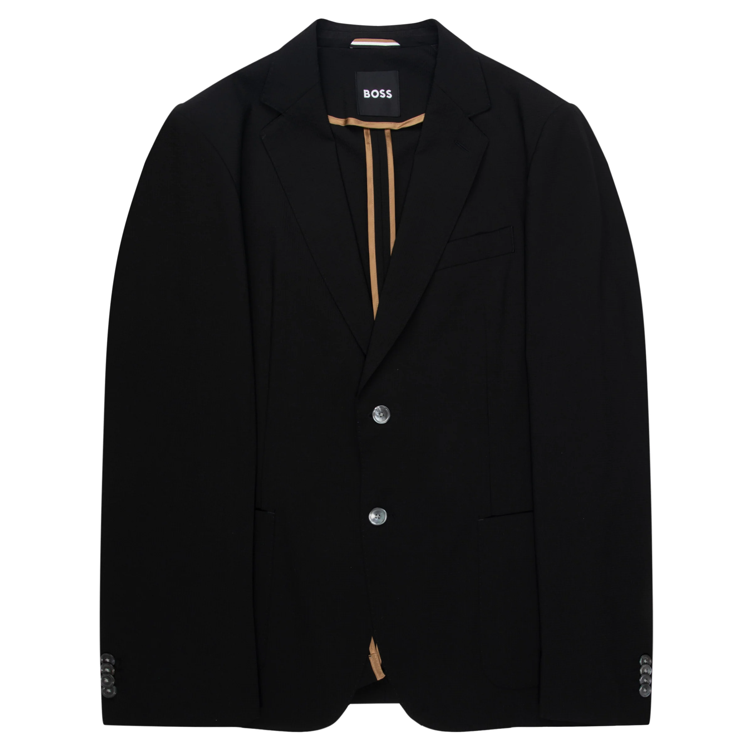 BOSS C-Hanry Slim Fit Check Suit Black