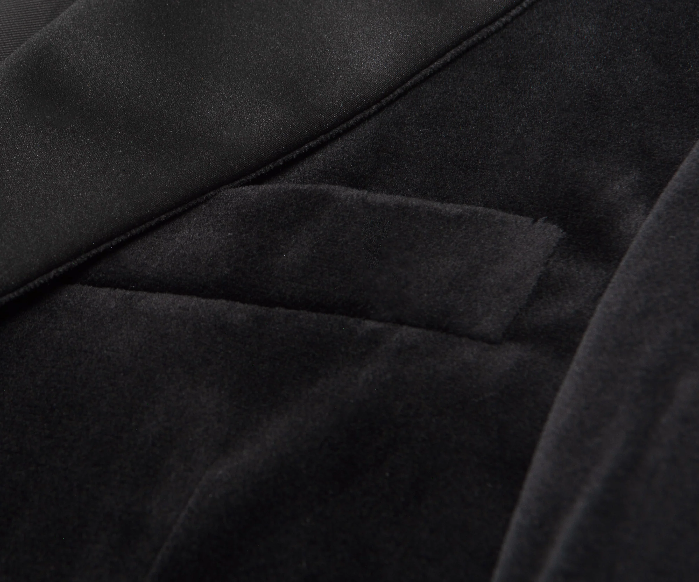 Canali Velvet Single Button Dinner Jacket Black - Image 2