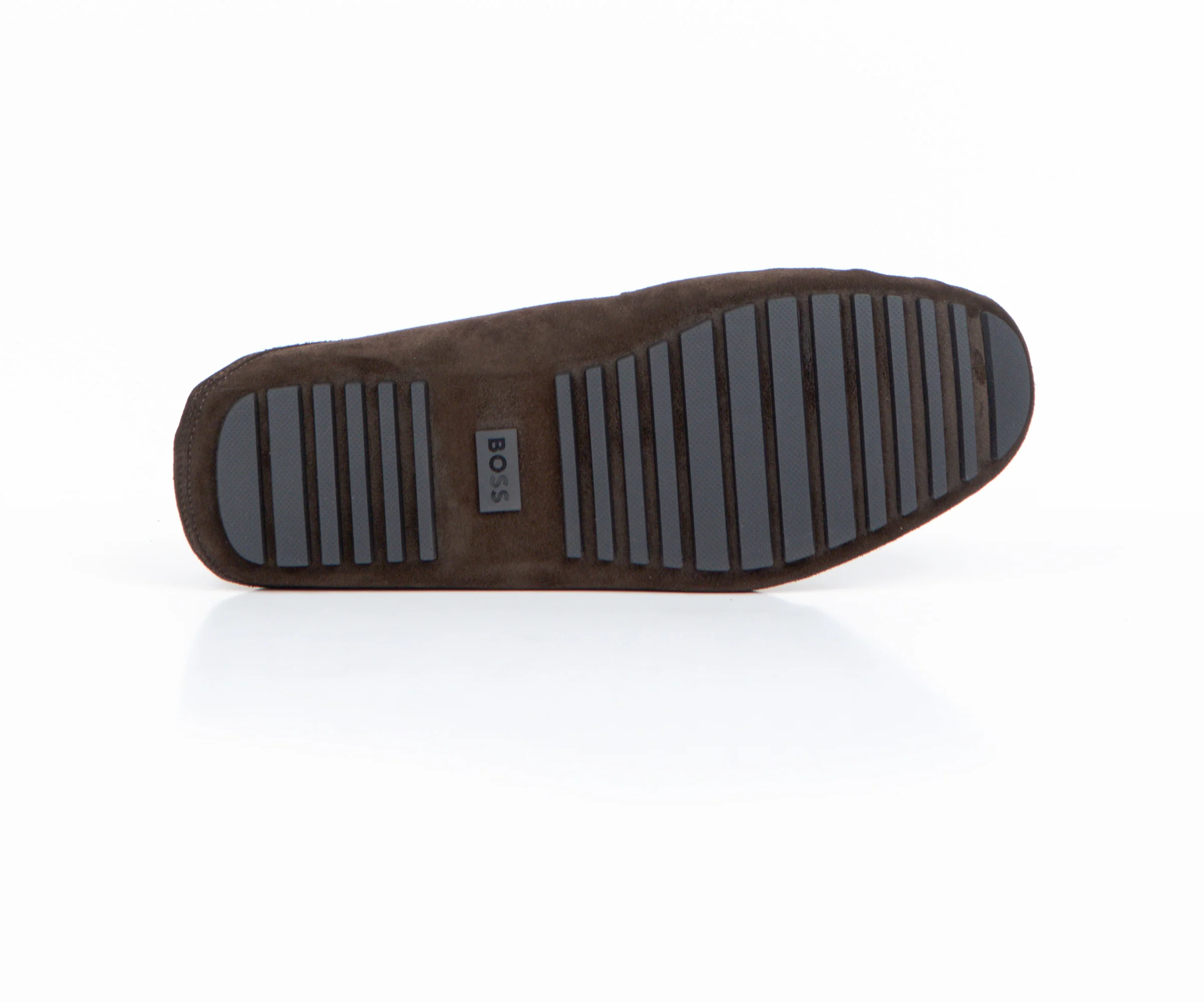 BOSS Driver Moccasins Suede Loafer Dark Brown - Image 4
