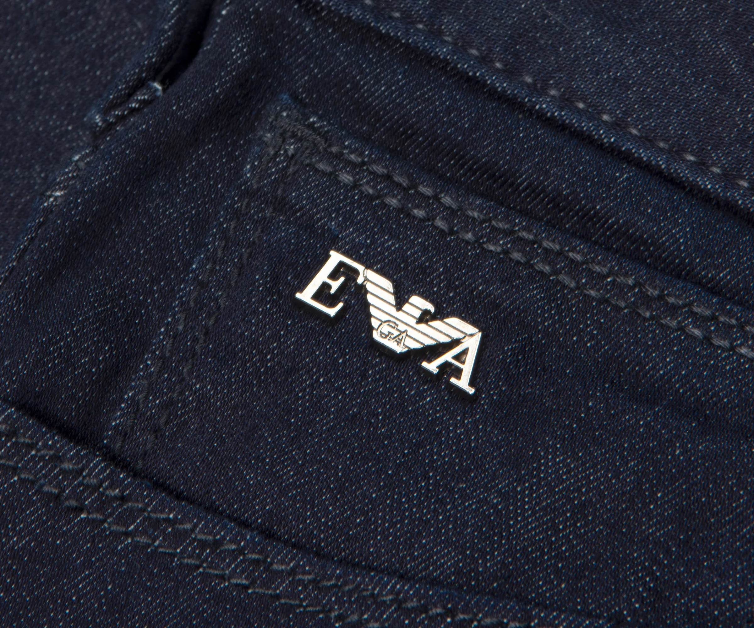 Emporio Armani J06 Slim Fit Denim Jeans Dark Indigo - Image 2