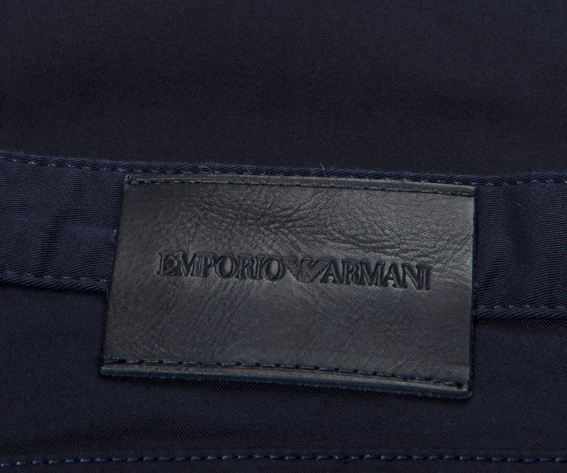 Emporio Armani Navy J06 Slim Fit Chino - Image 4