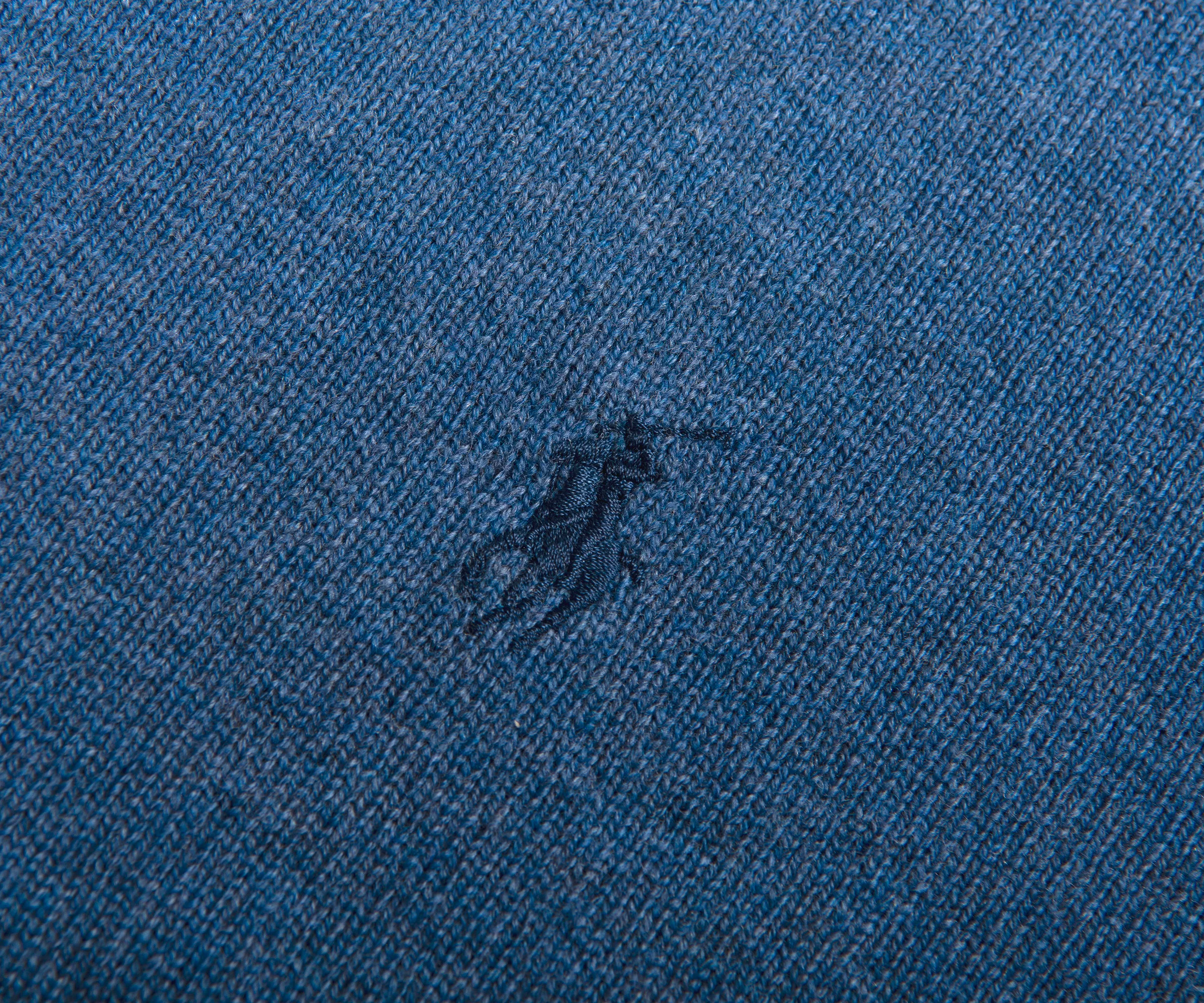 Polo Ralph Lauren  Classic Logo Crewneck Knit Blue Heather - Image 3