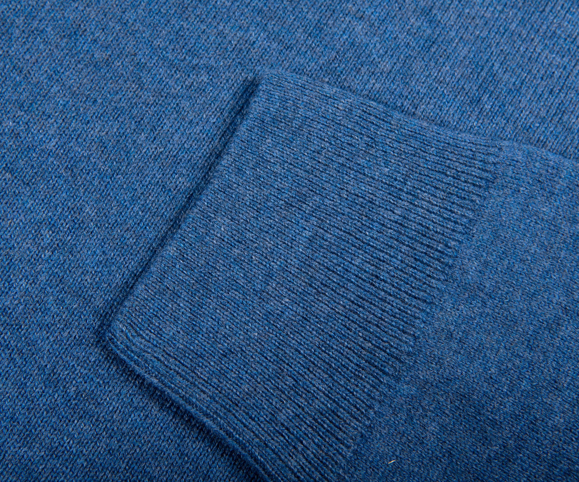 Polo Ralph Lauren  Classic Logo Crewneck Knit Blue Heather - Image 4