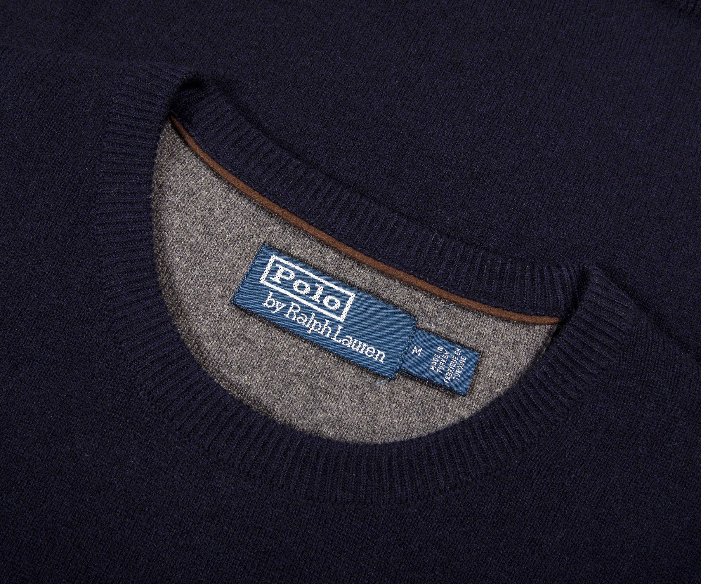 Polo Ralph Lauren Classic Logo Crewneck Knit Navy - Image 2