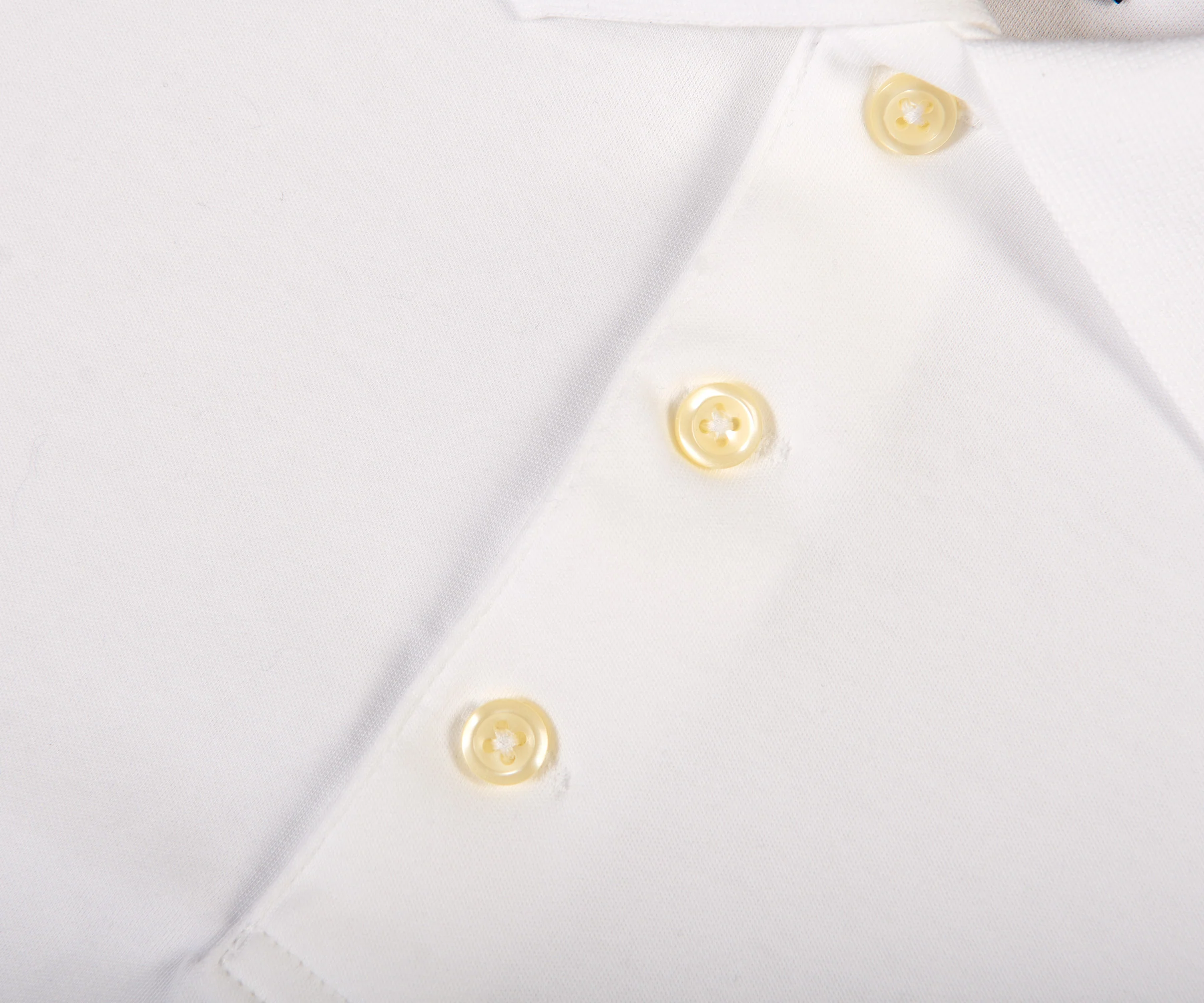 Ralph Lauren Custom Slim Fit Soft Touch Polo White - Image 3