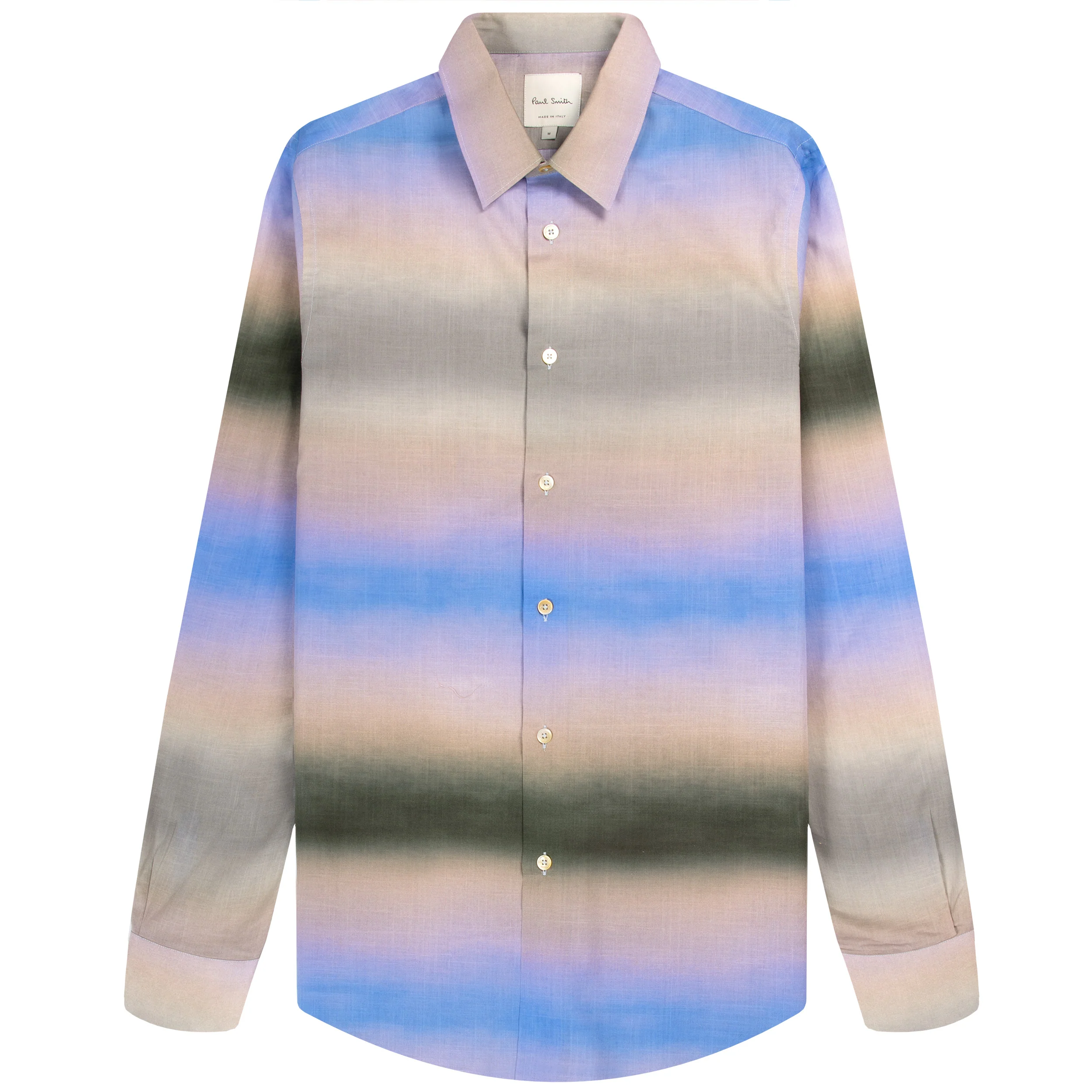 Paul Smith Untitled Stripe LS Shirt Blue