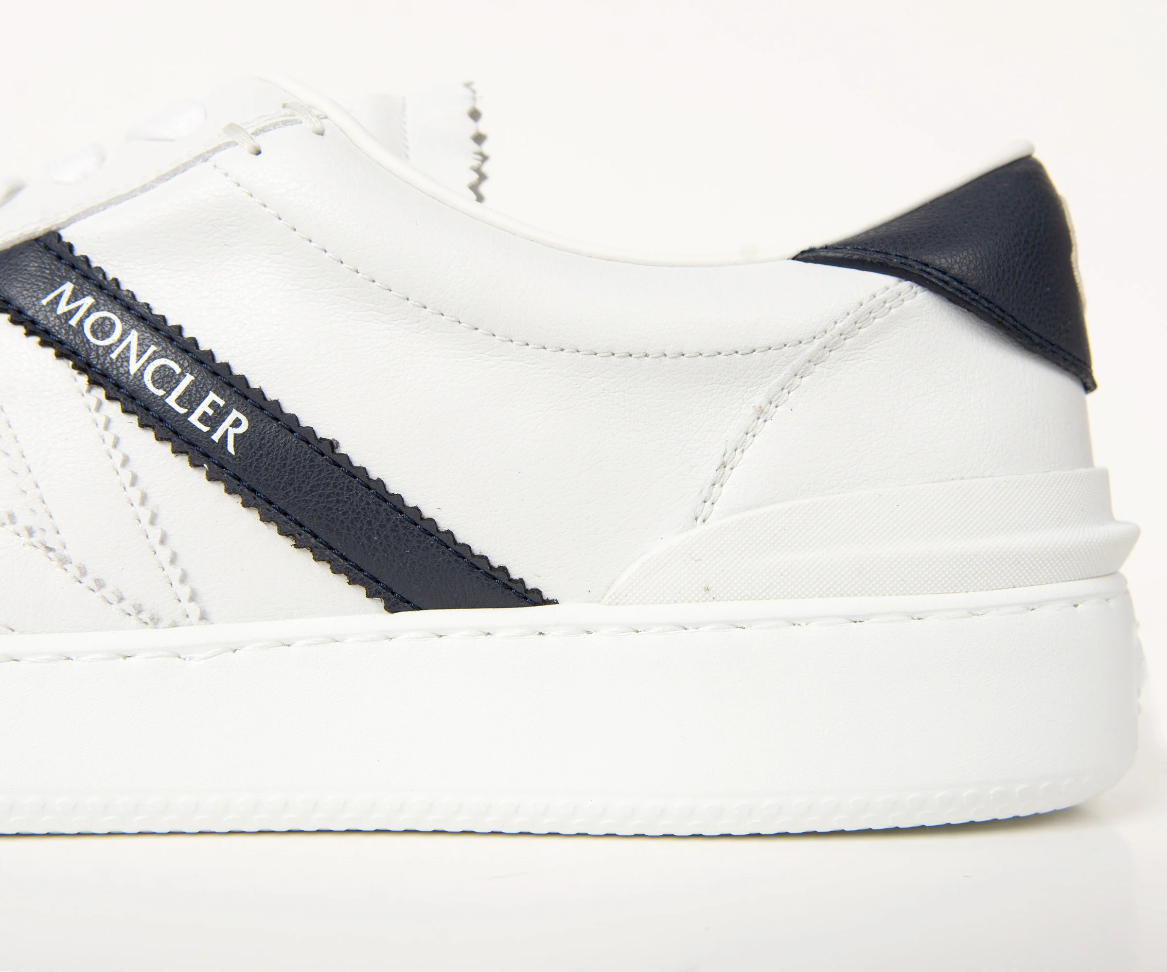 Moncler Monaco M Low Top Trainers White - Image 6