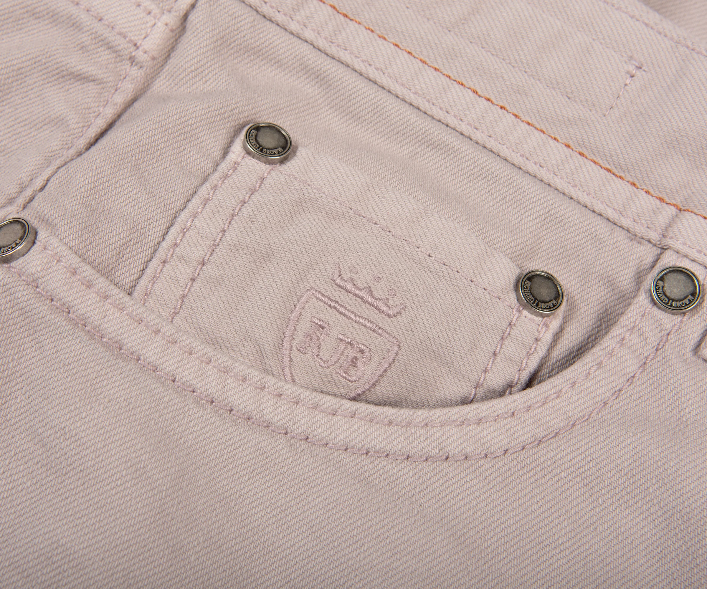 Richard J. Brown Tokyo Icon Daily Comfort Jeans Light Mauve - Image 5