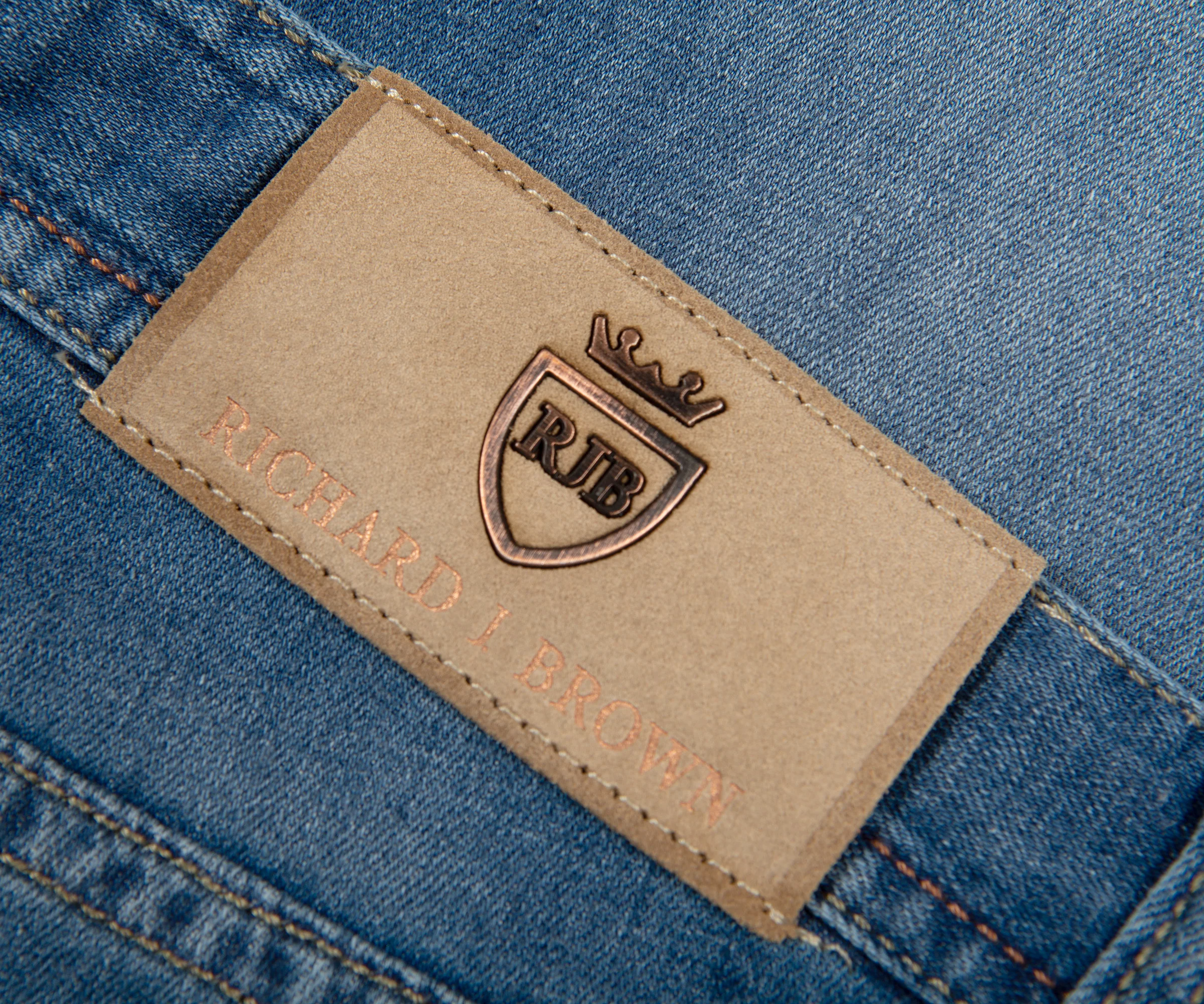 Richard J. Brown Tokyo Island Paradise Jeans Mid Wash - Image 4