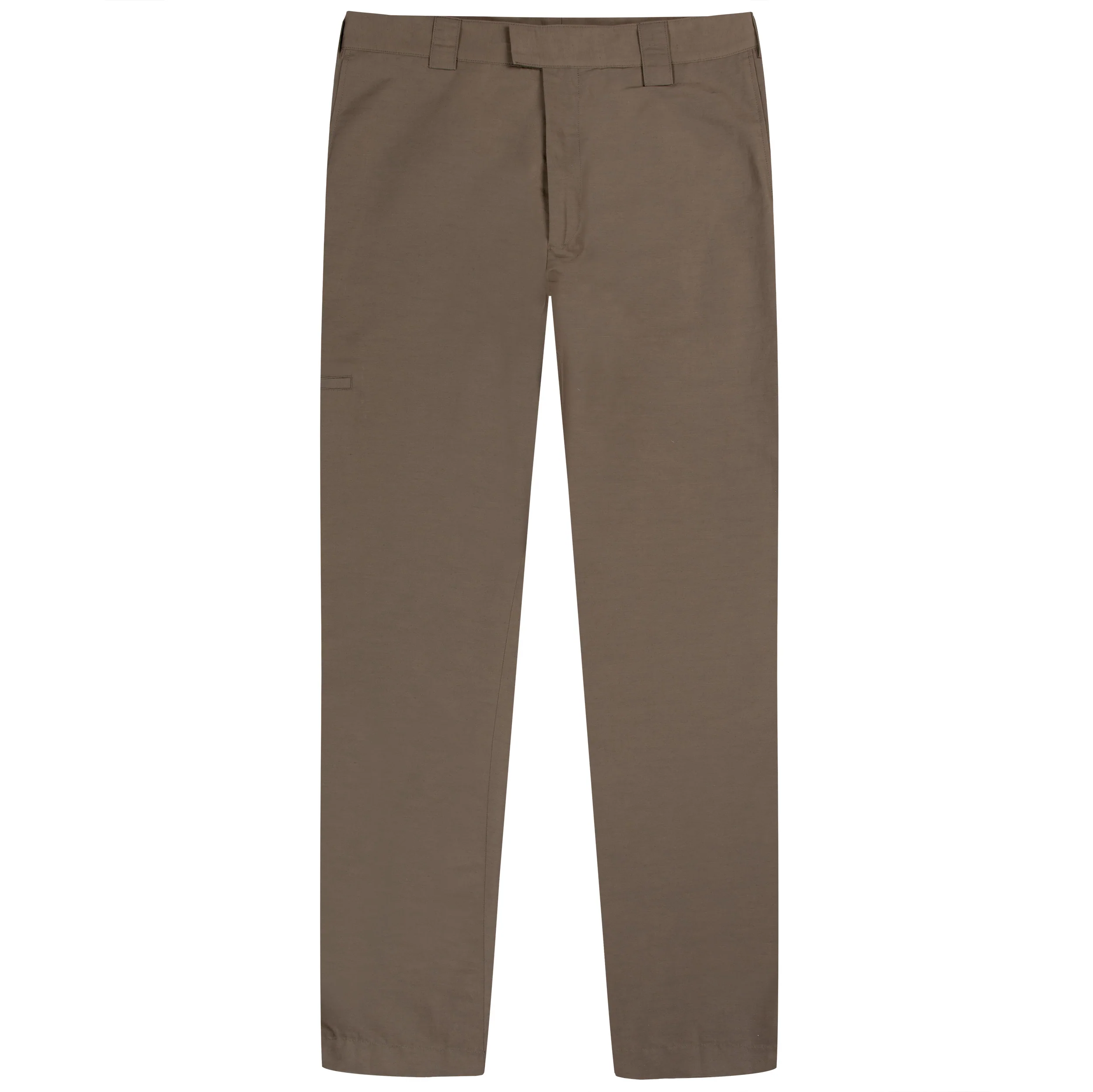 Paul Smith Cotton And Linen Blend Trousers Military Green