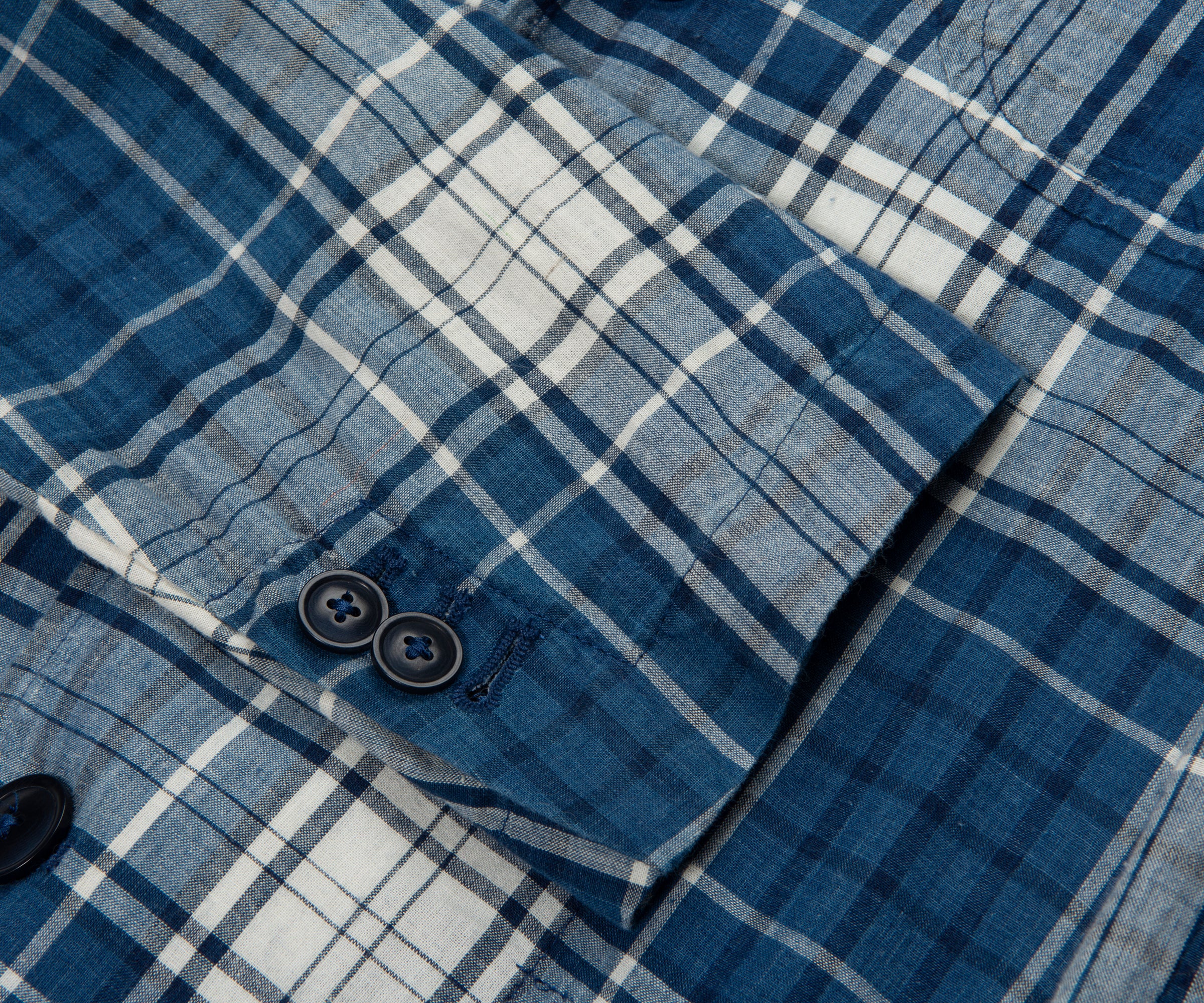 Polo Ralph Lauren Ralph Lauren Indigo Madras Sport Coat Blue Multi - Image 5