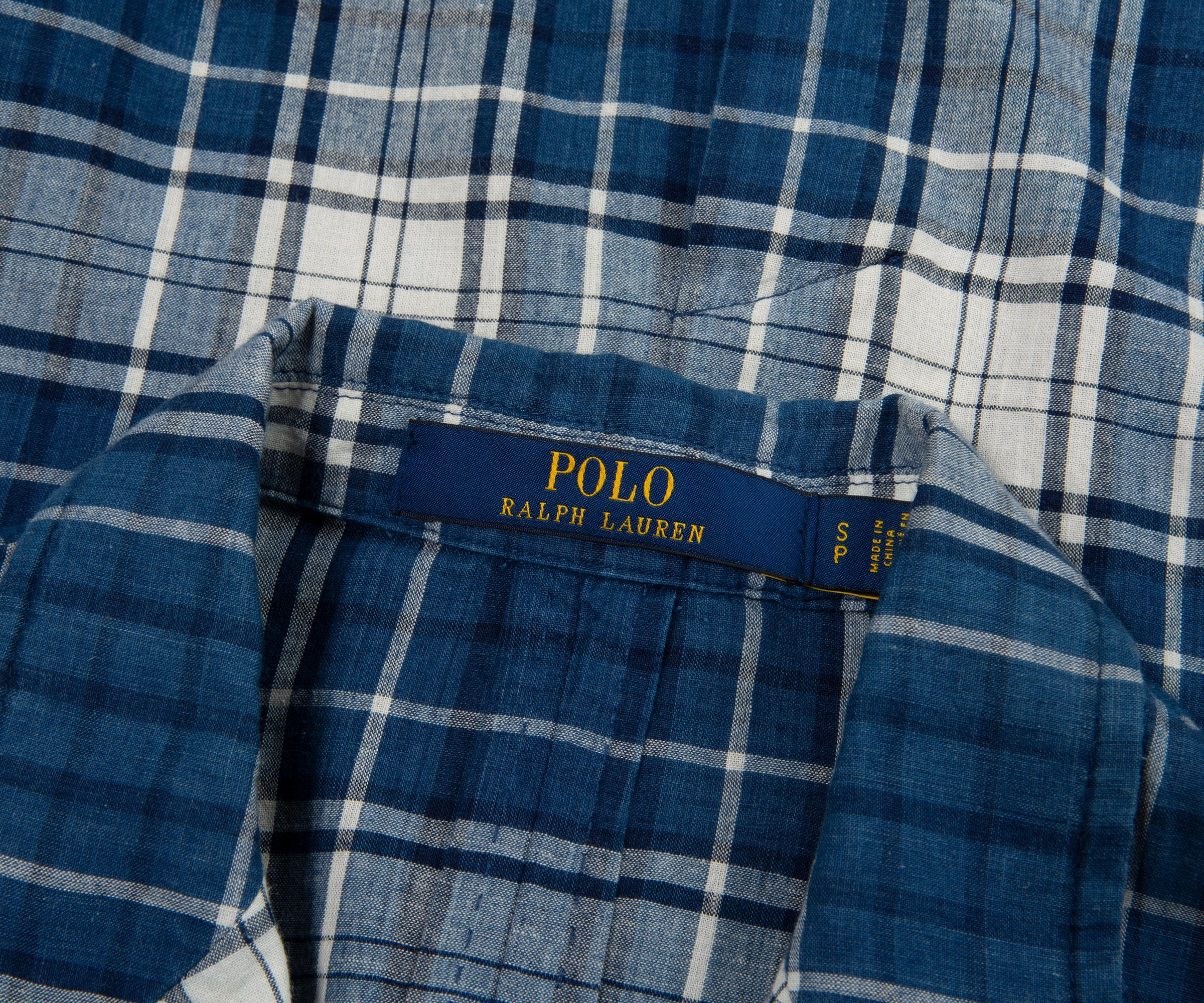 Polo Ralph Lauren Ralph Lauren Indigo Madras Sport Coat Blue Multi - Image 6