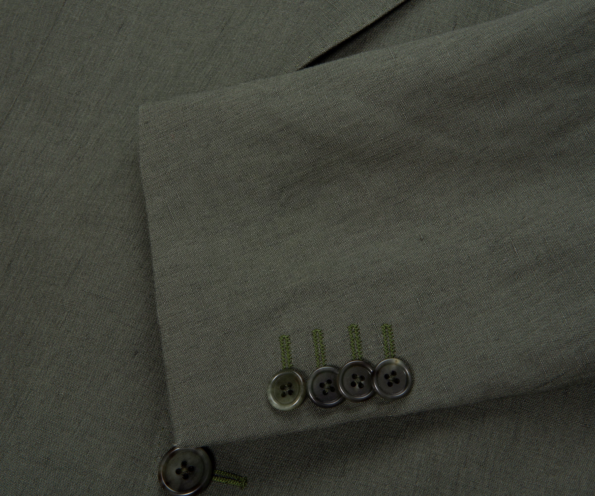 Paul Smith 2 Button Linen Suit Green - Image 5