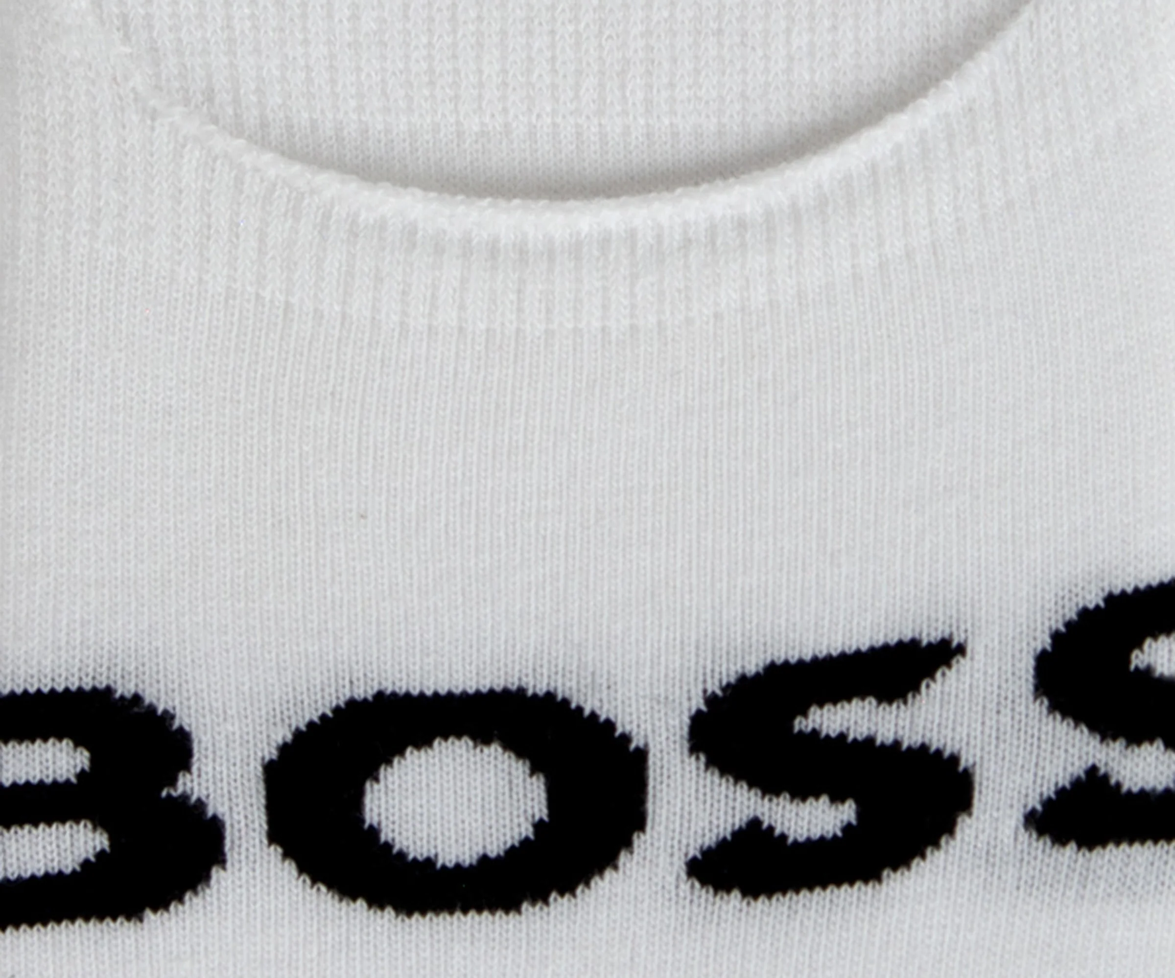 HUGO BOSS 2P SL Uni Logo Shoe Liners White - Image 2