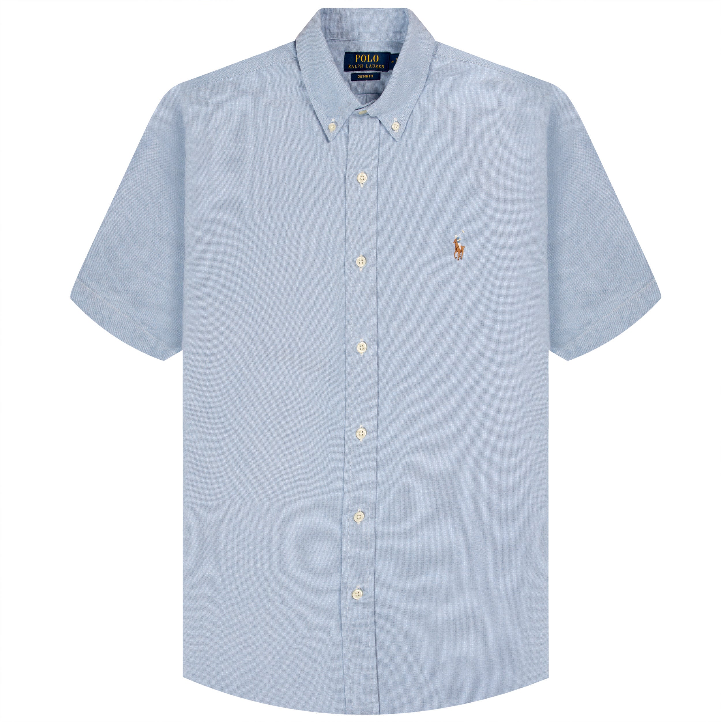 Ralph Lauren Custom Fit SS Oxford Shirt Blue