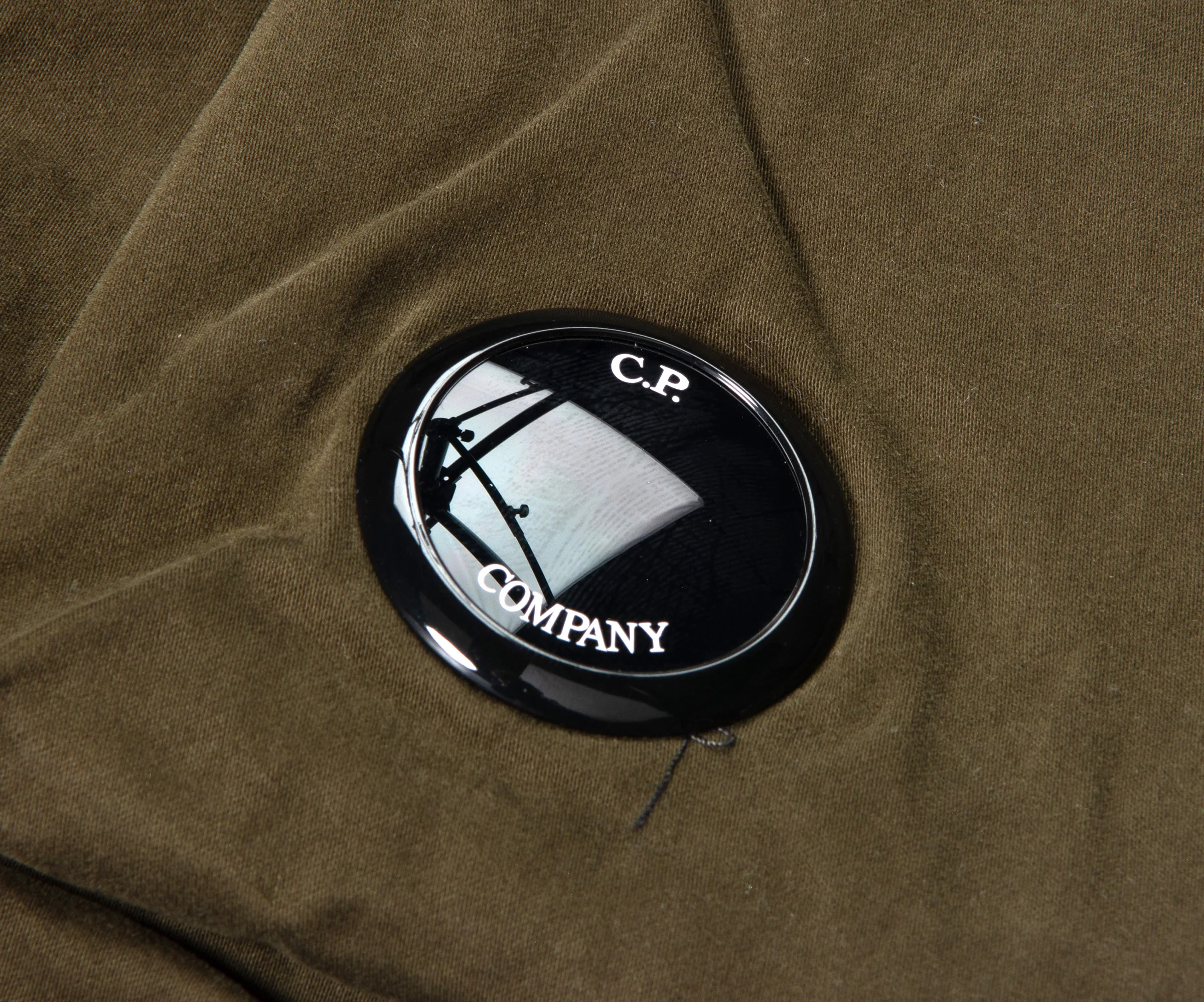C.P. Company Stretch Sateen Regular Pants Ivy Green - Image 3