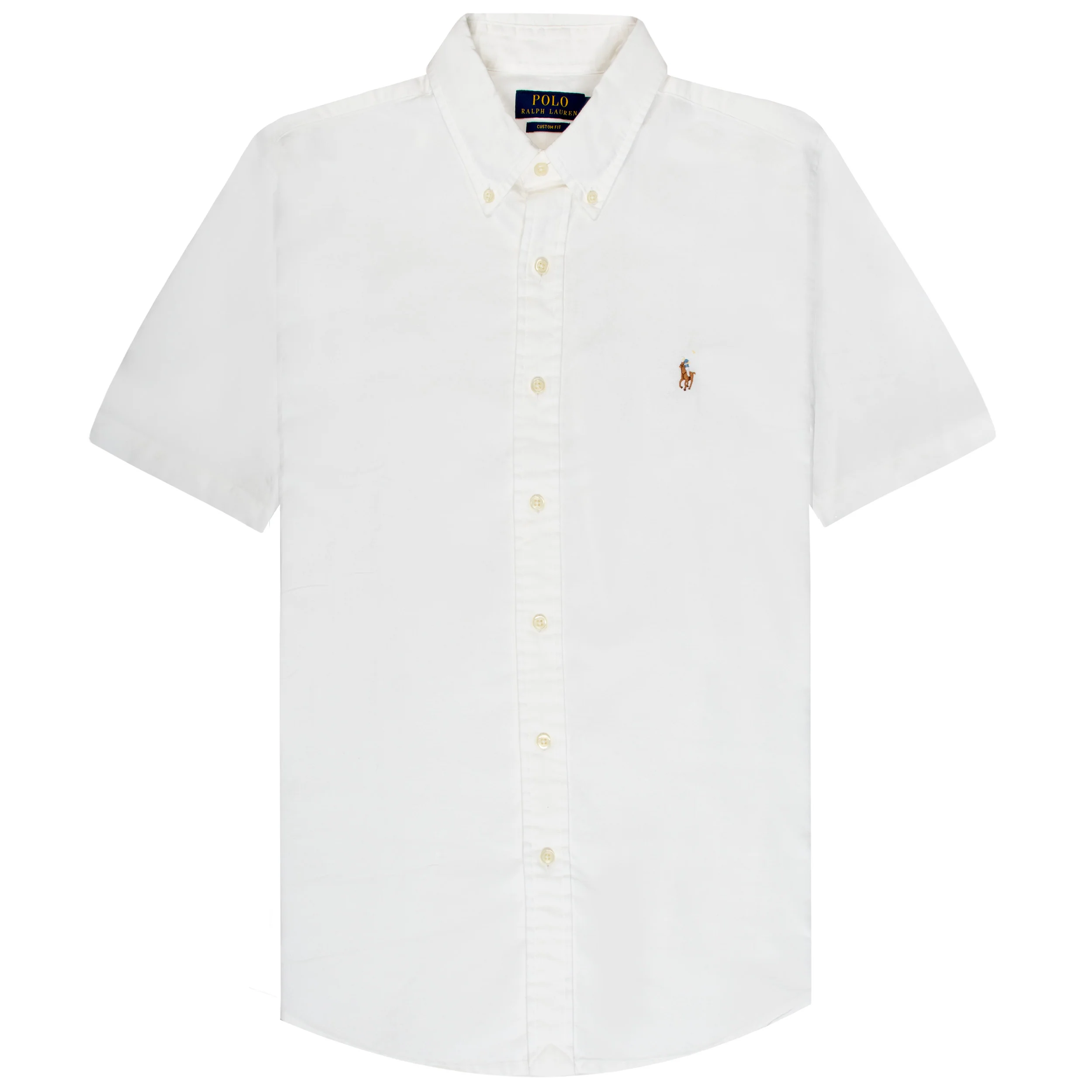 Ralph Lauren Fit SS Oxford Shirt White