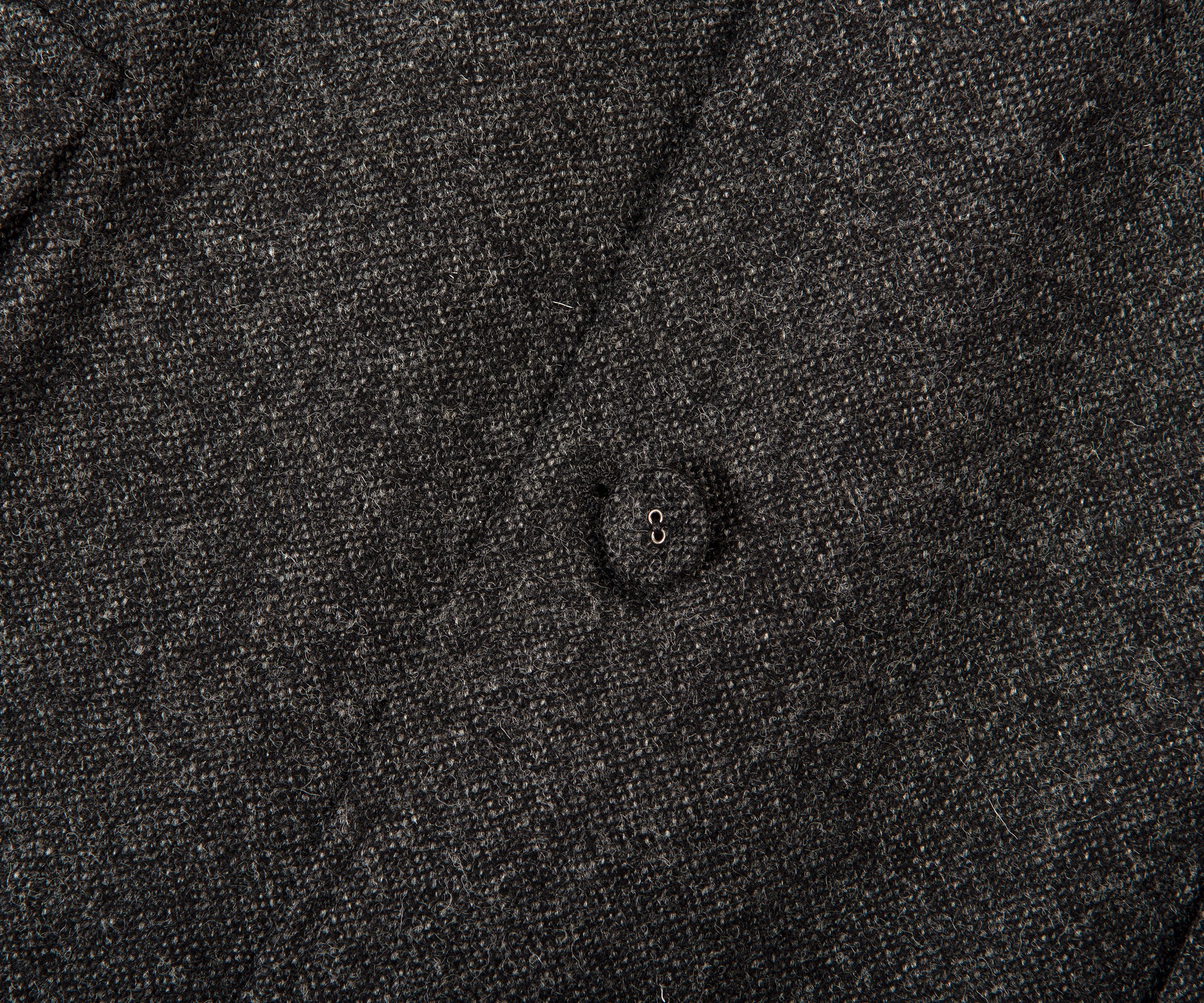 Thom Browne Donegal Tweed 4-Bar Blazer Charcoal Grey - Image 3