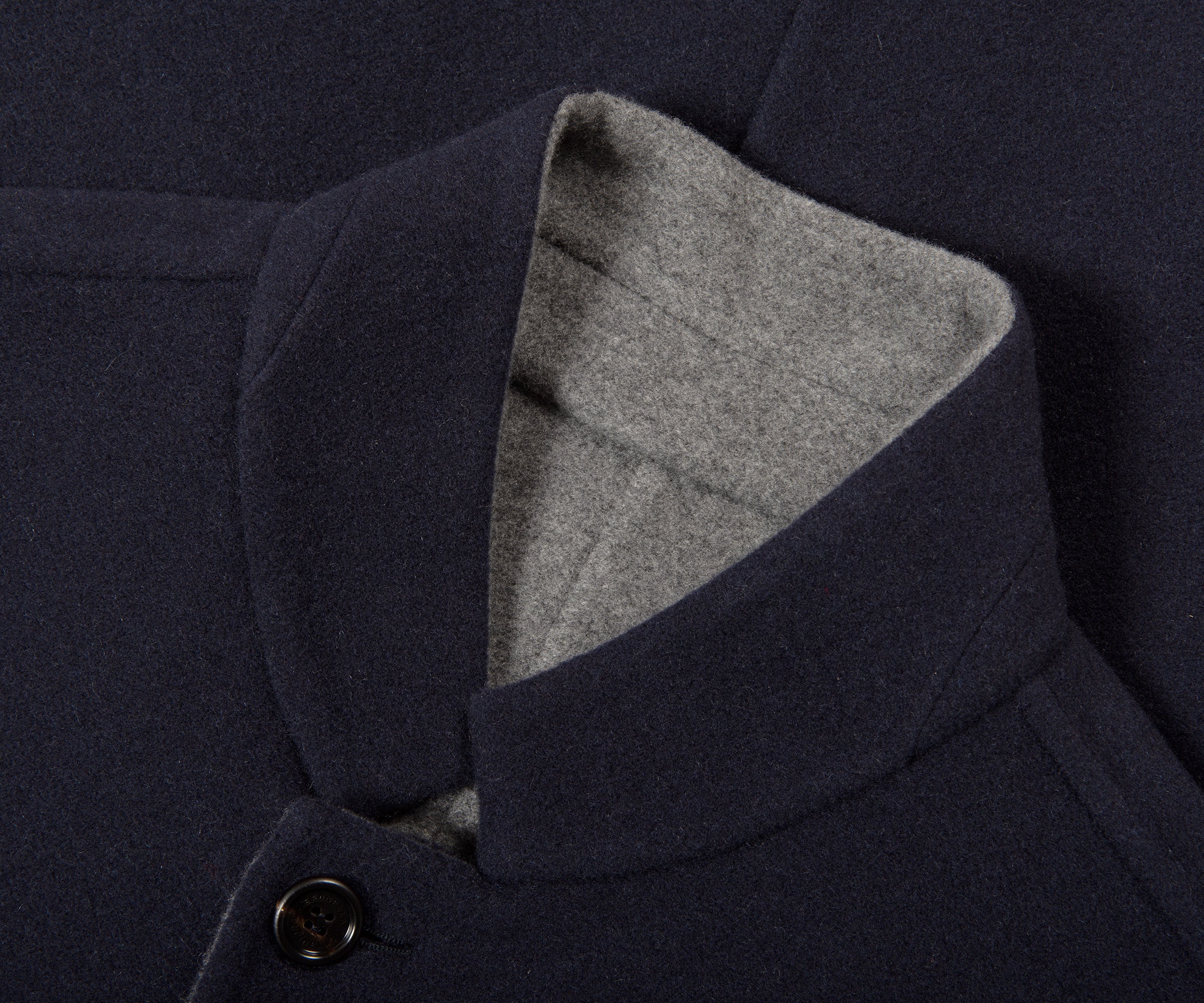Brunello Cucinelli Reversible Cashmere Blazer Jacket Navy/Grey - Image 3