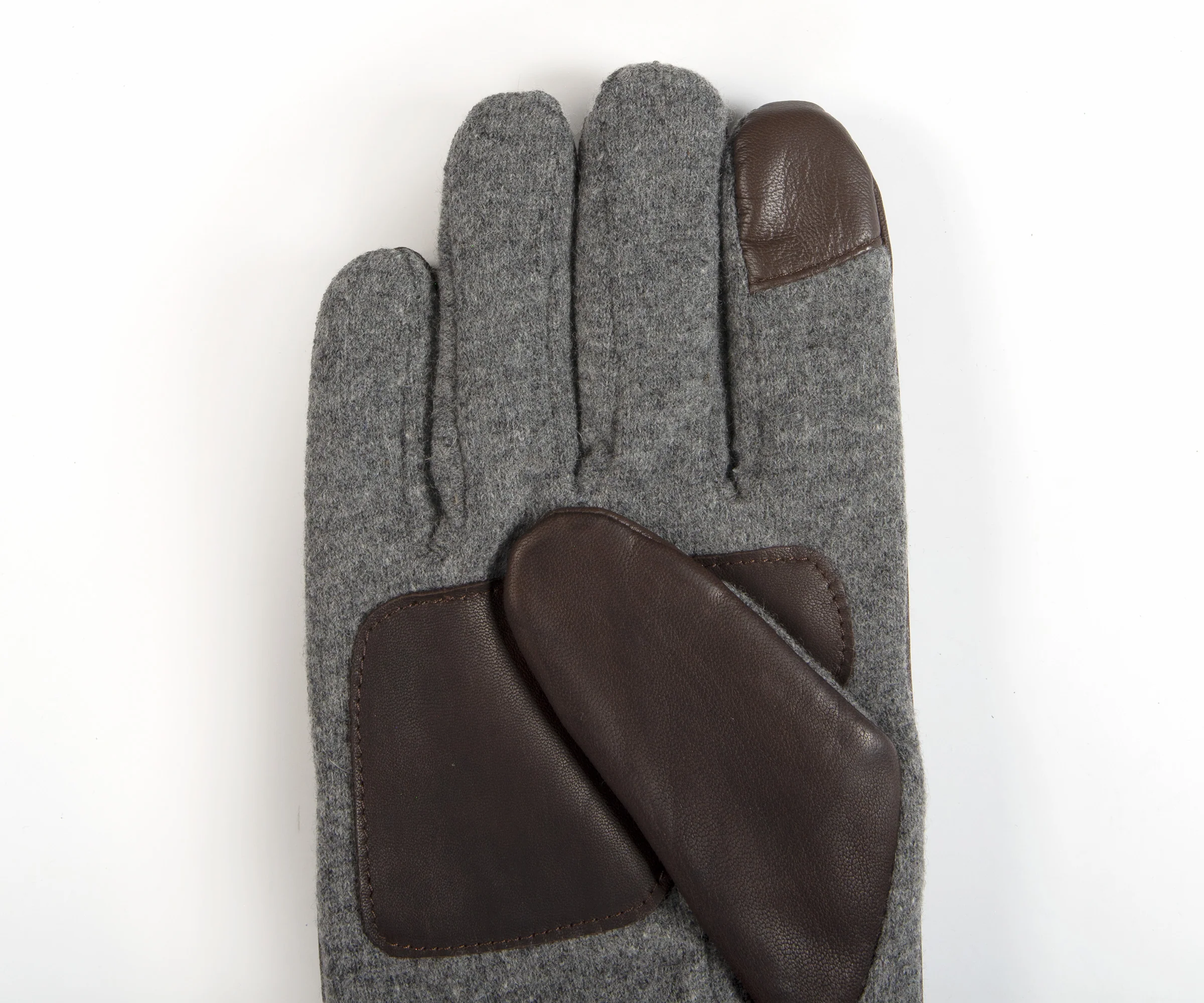 Ralph Lauren Nappa Hybrid Gloves Dark Brown - Image 2