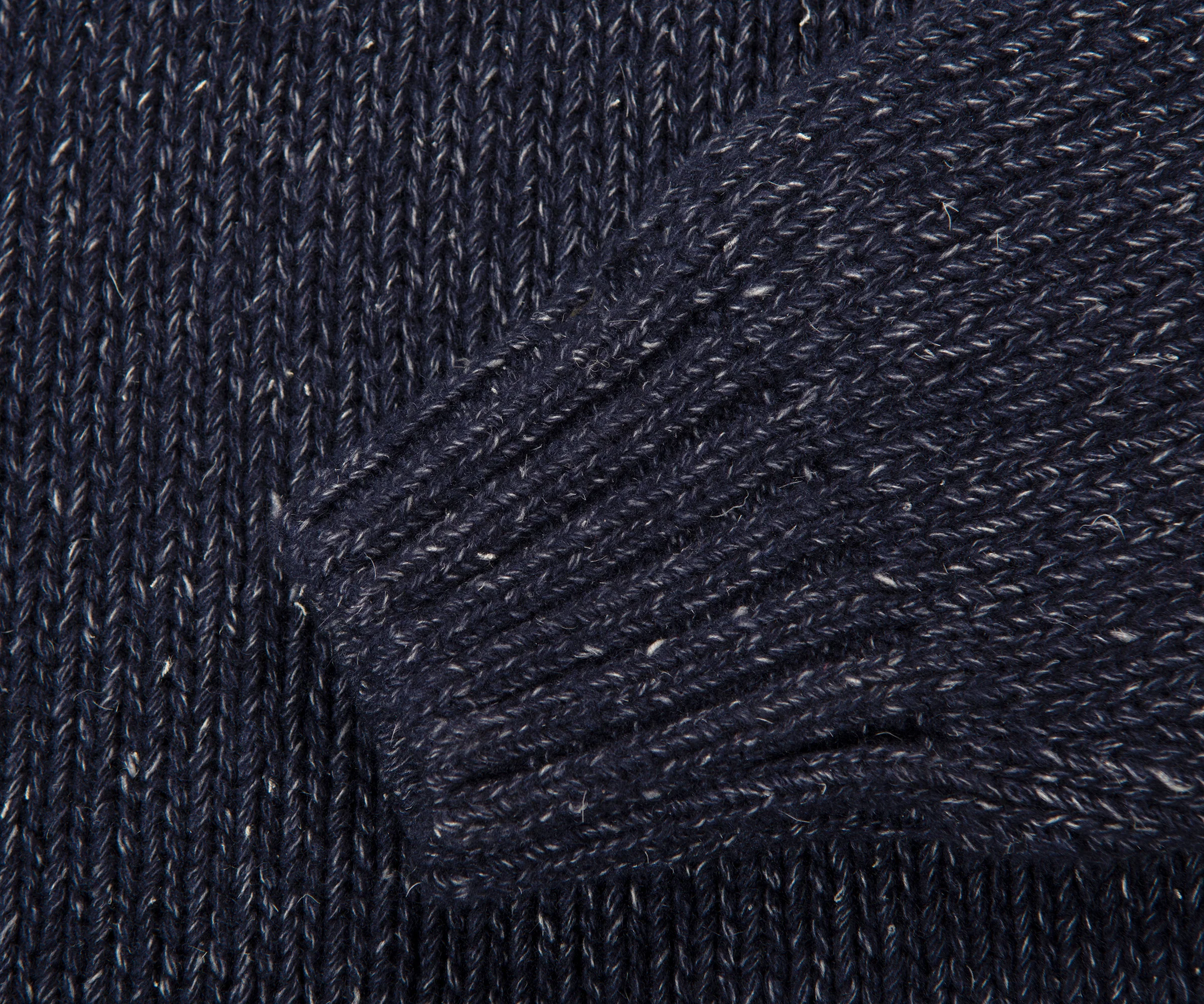 Paul & Shark Speckled Wool Crewneck Knit Navy - Image 3