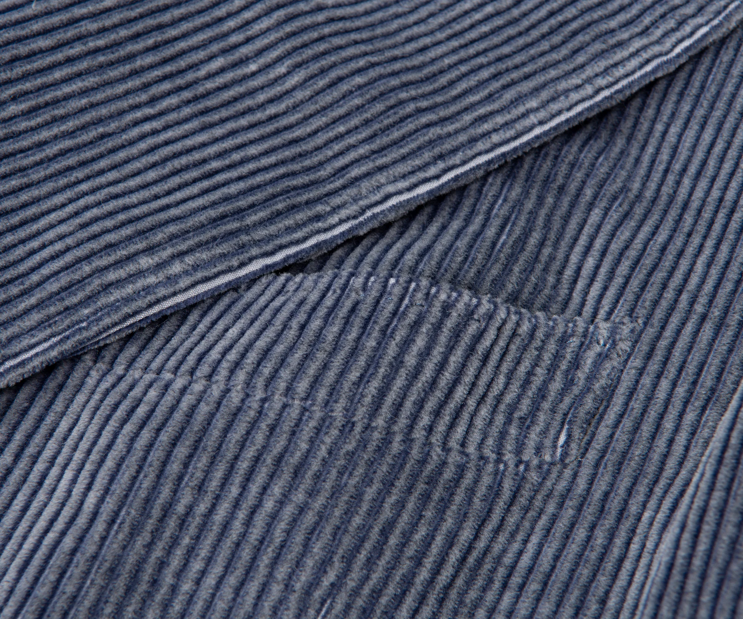 Canali Double Breasted Corduroy Suit Blue - Image 4