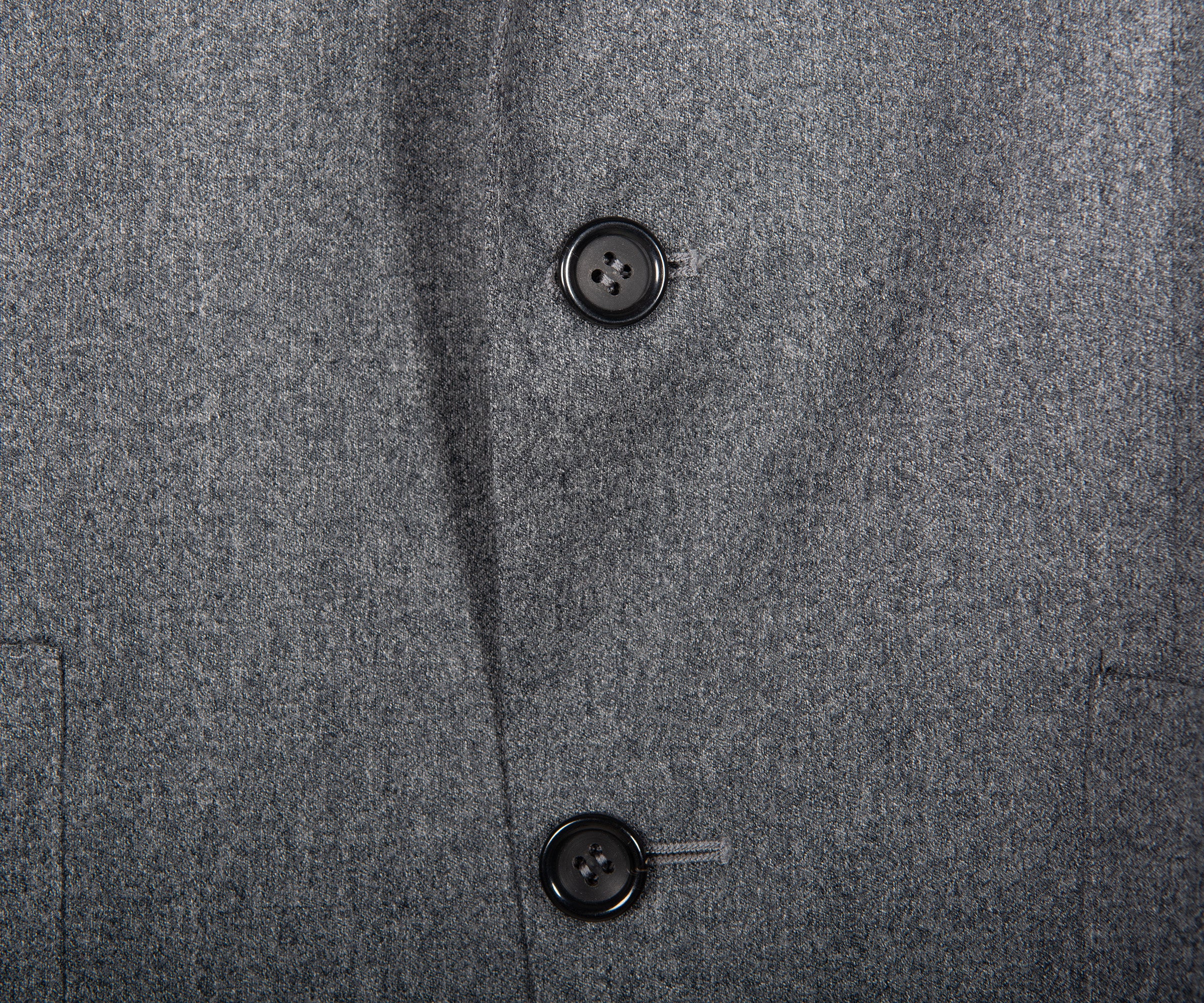 Canali Impeccable Soft Flannel Blazer Grey - Image 3