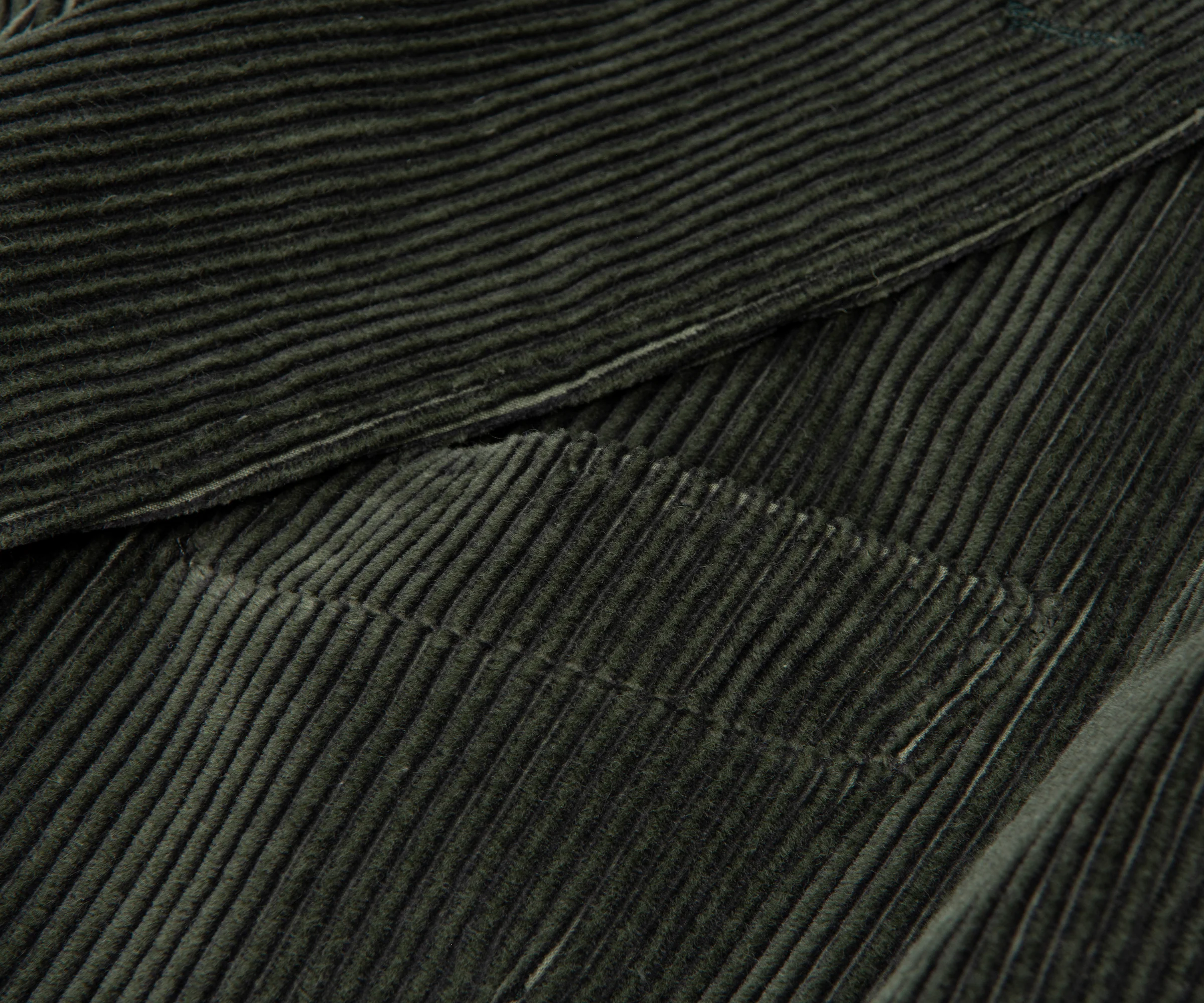 Canali Double Breasted Corduroy Suit Green - Image 5