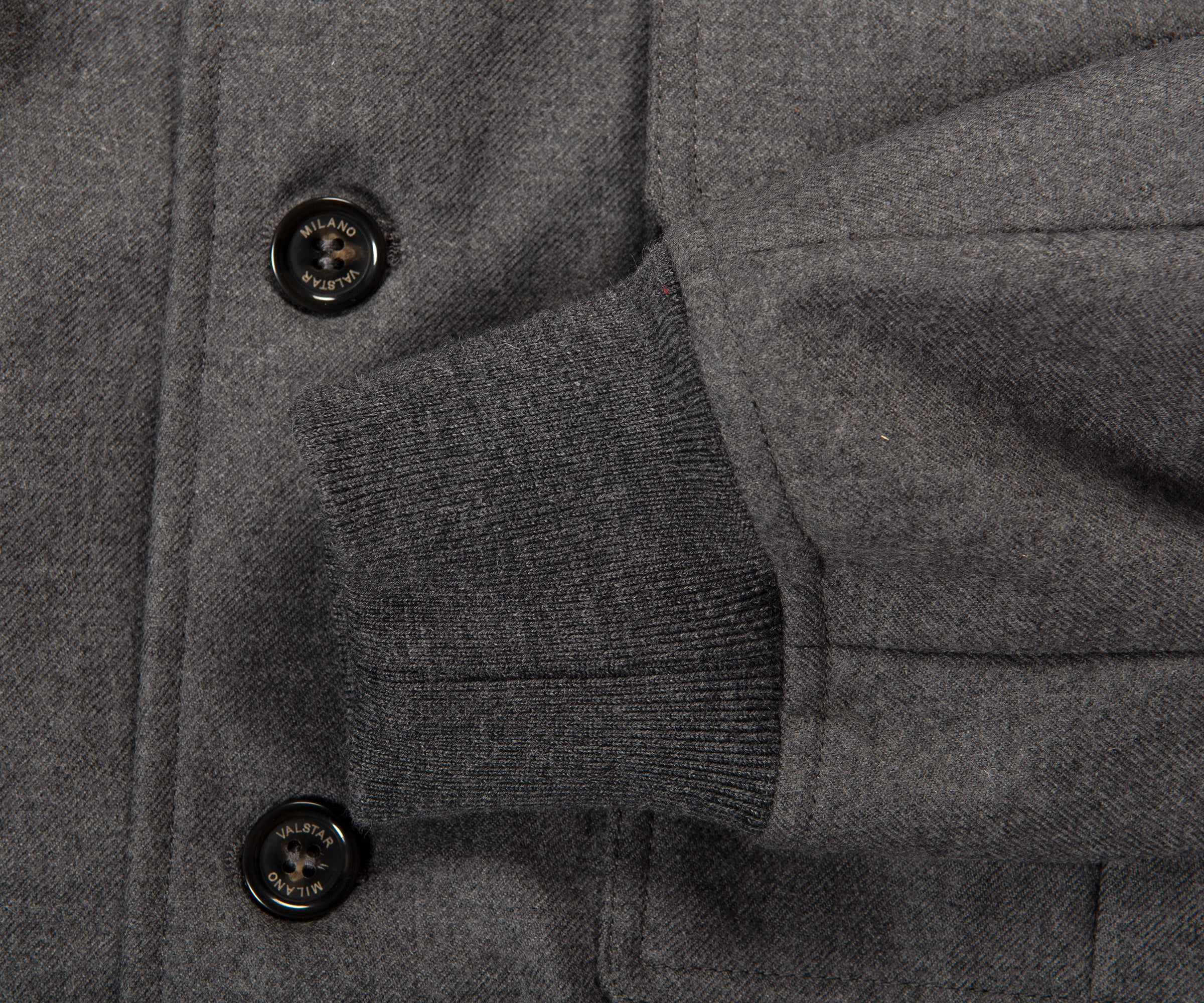 Valstar 3-Layer Wool Bomber Jacket With Detachable Gilet Grey - Image 5