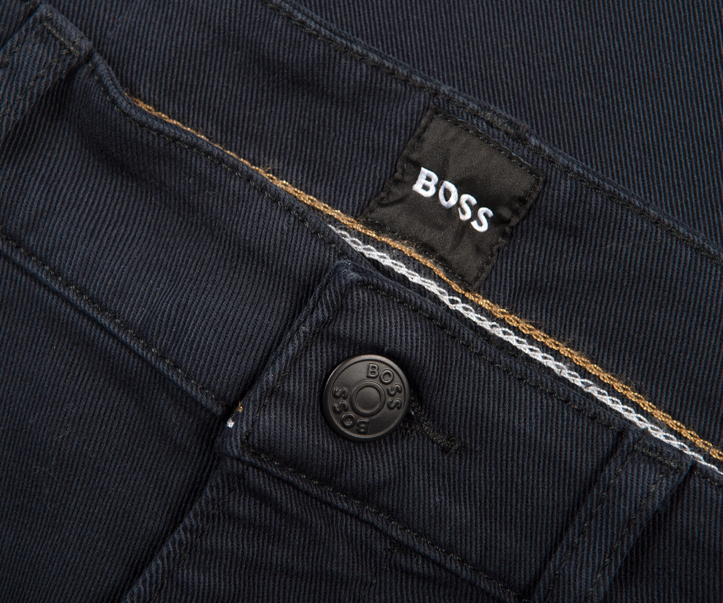 HUGO BOSS Delaware3-1 Super Soft Slim Fit Jeans Dark Blue - Image 2