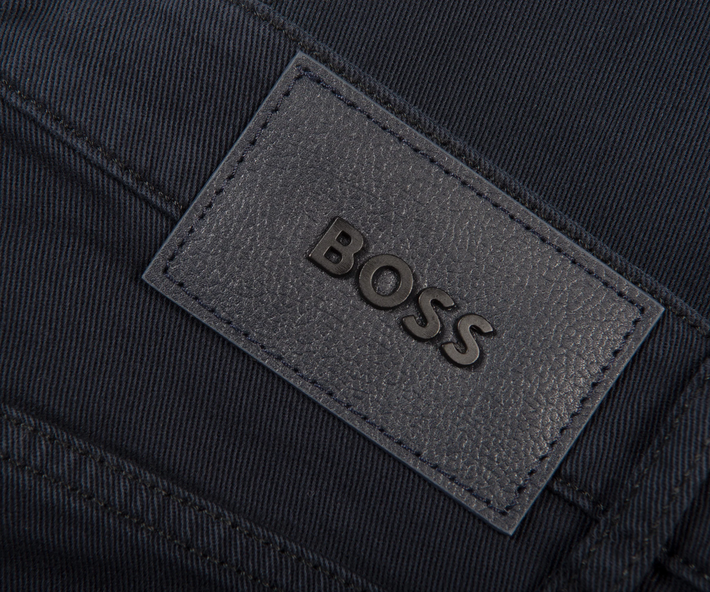 HUGO BOSS Delaware3-1 Super Soft Slim Fit Jeans Dark Blue - Image 3
