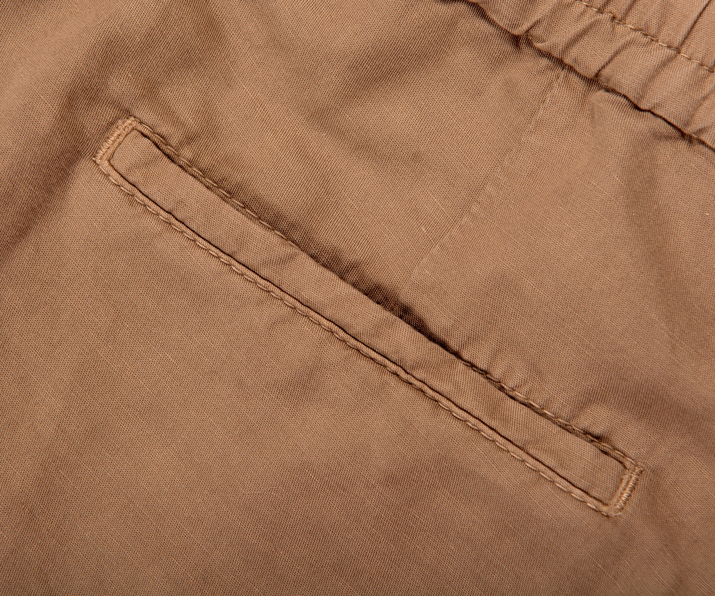 Brunello Cucinelli Drawstring cotton trousers Beige - Image 3